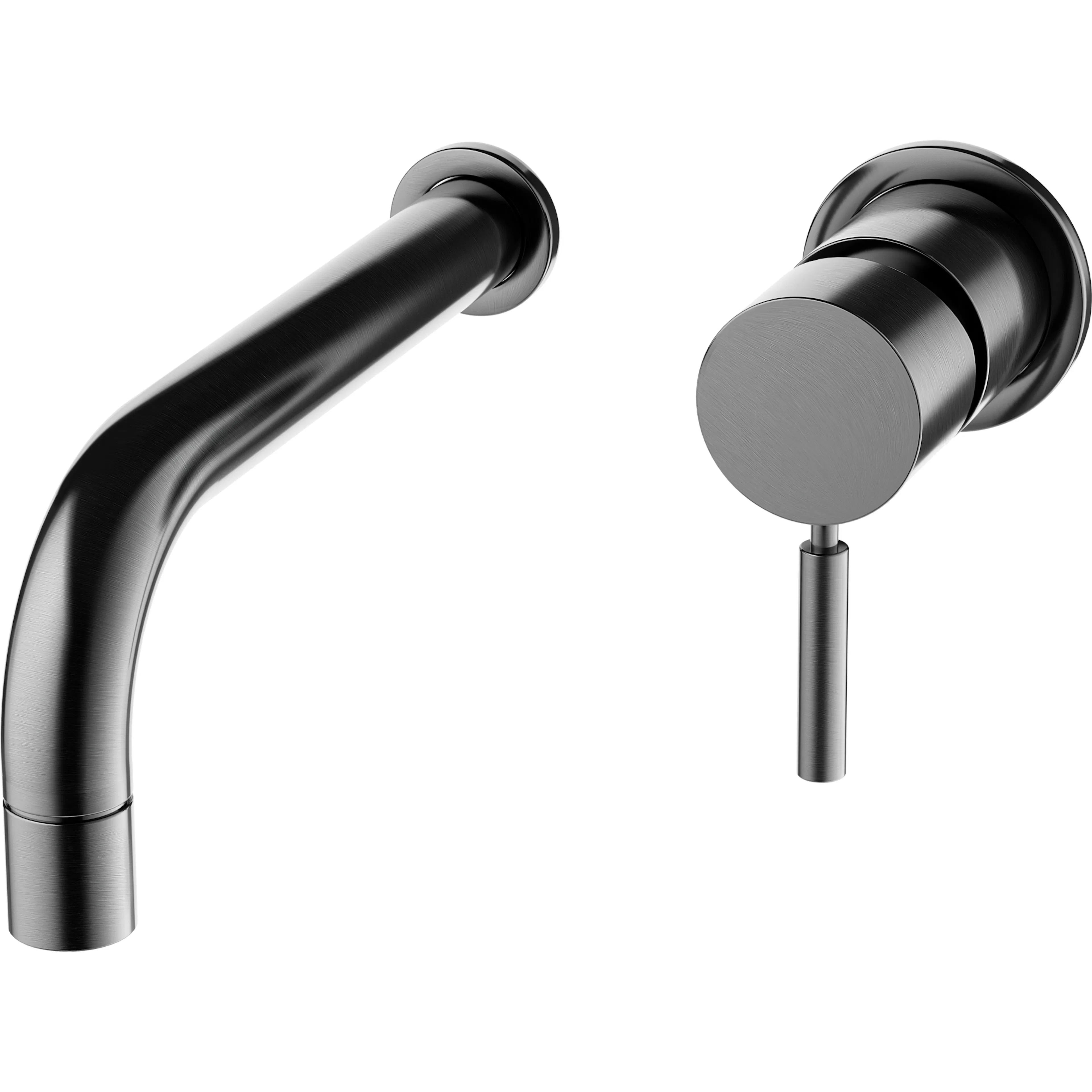 Børstet Black Chrome