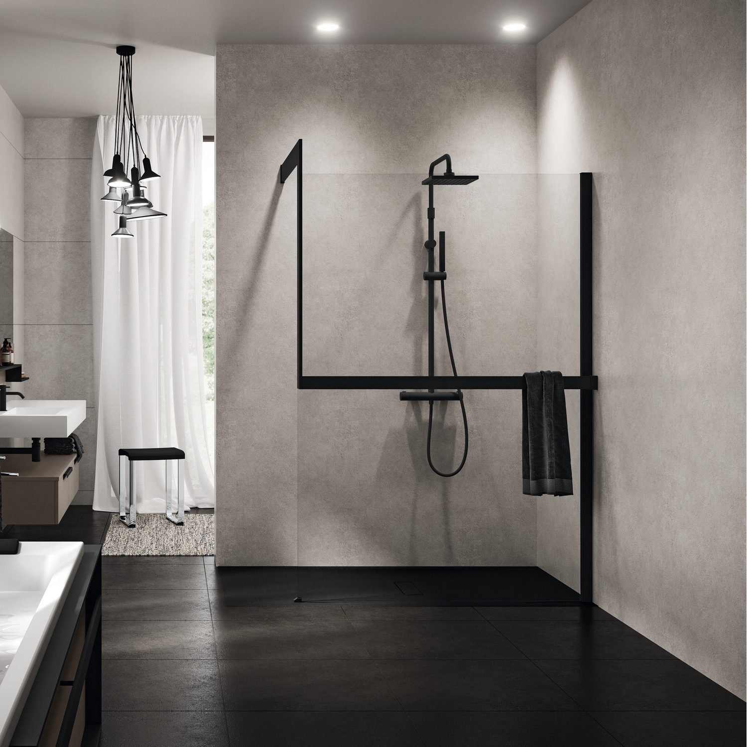 Håndkleholder Novellini Kuadra Kit Frame