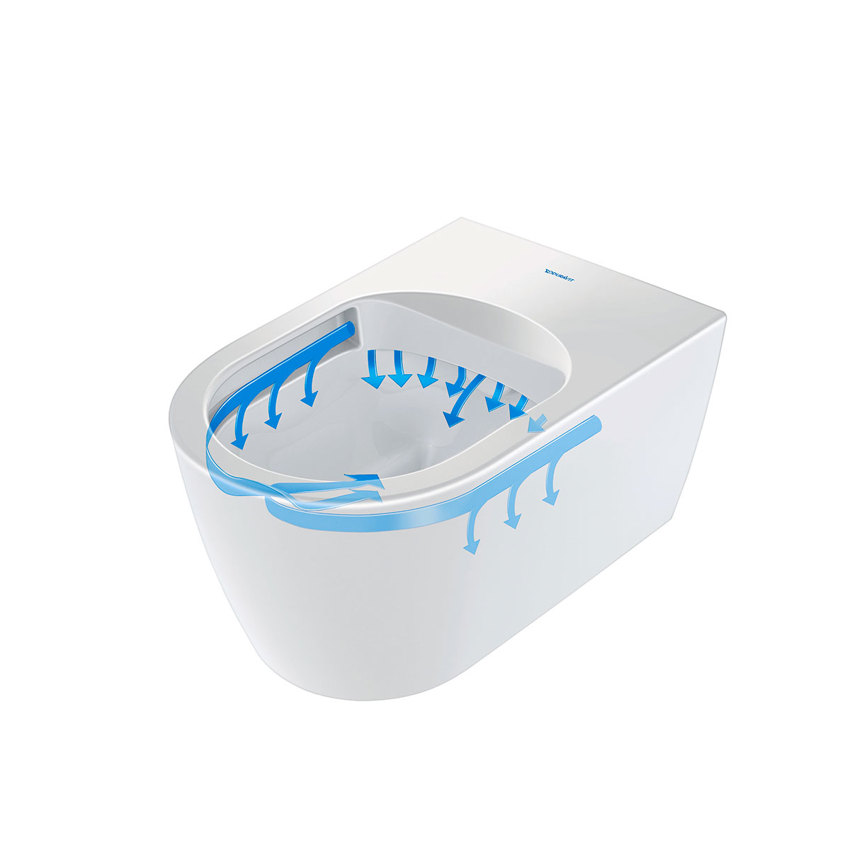 Vegghengt Toalett Duravit ME by Starck Rimless uten Toalettsete