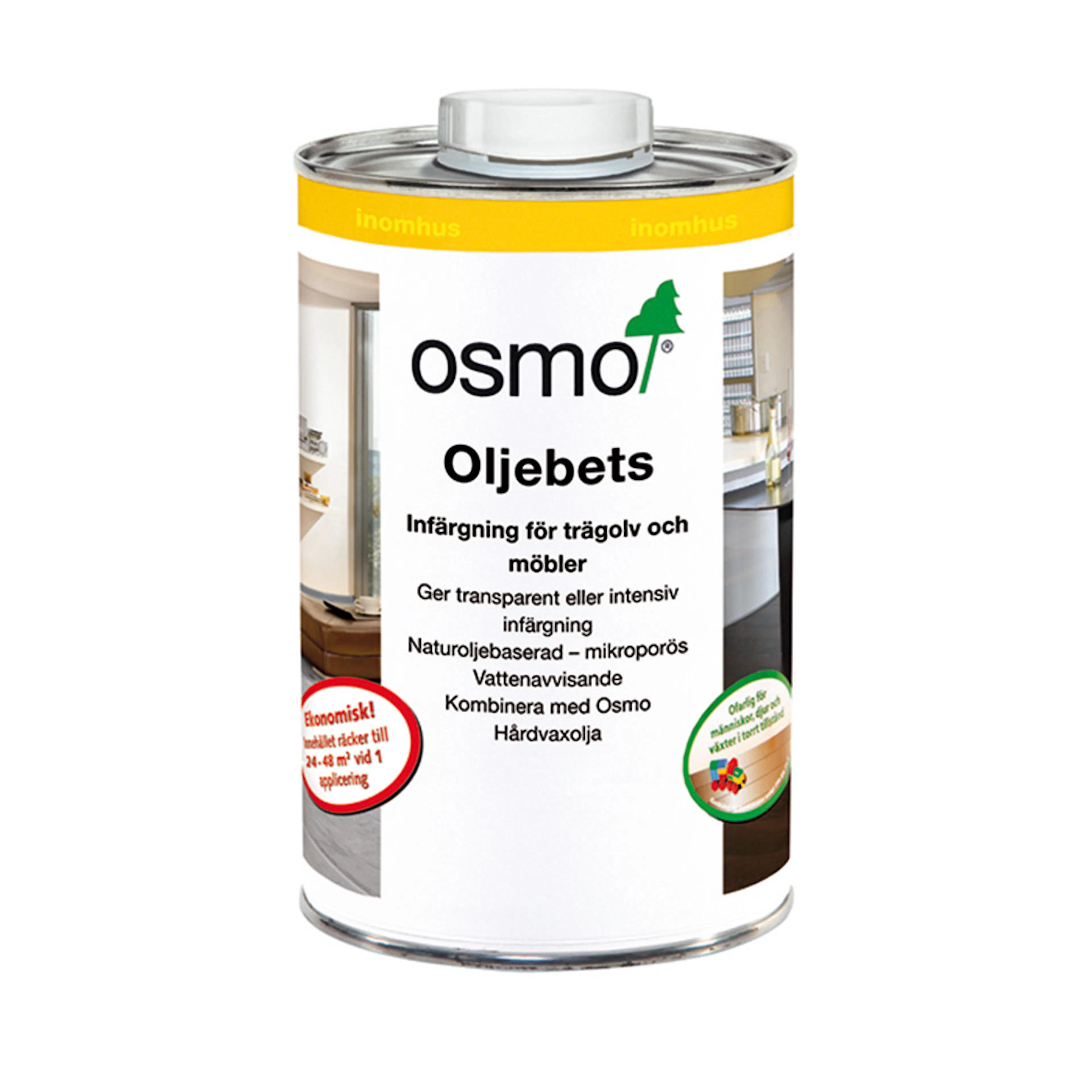 Oljebets Osmo Silvergrå 1,0 liter