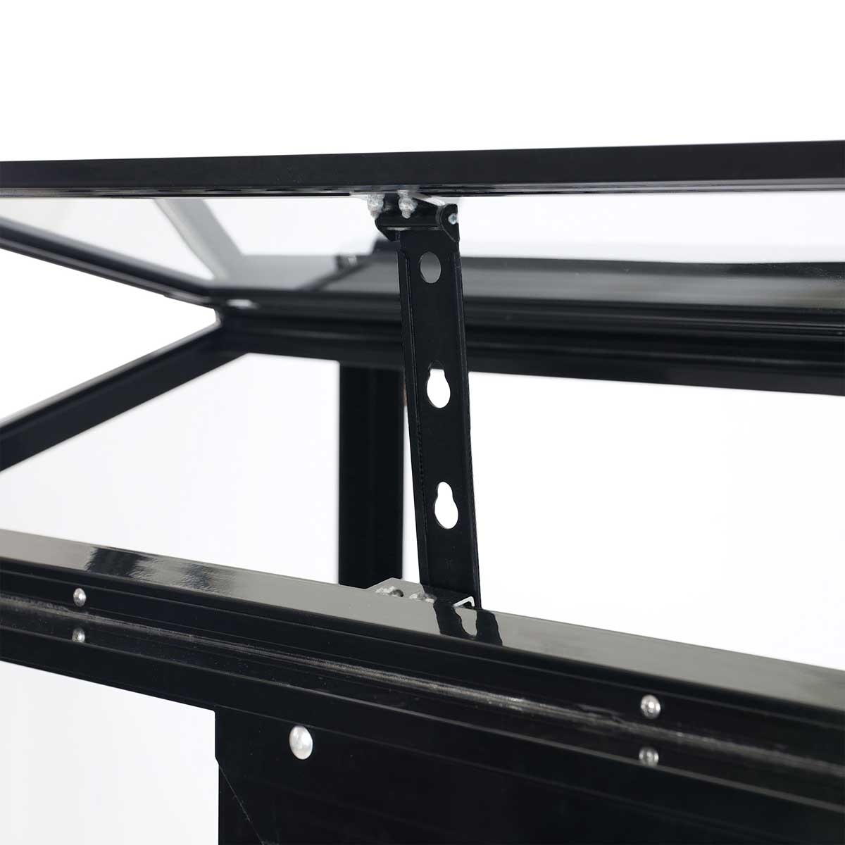 Drivhus Metalcraft 91x51x157 cm Sort Rektangulær