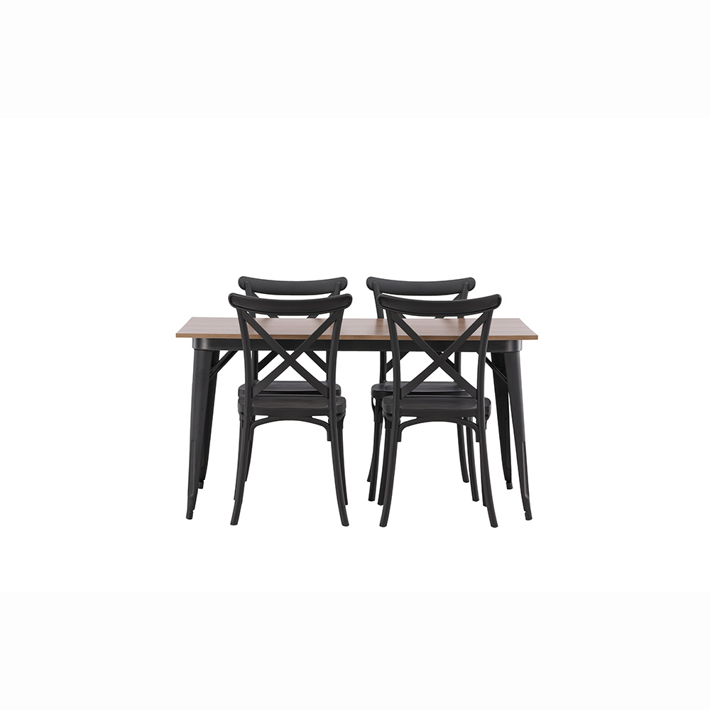 Spisegruppe Venture Home Tempe med 4 Crosett Stoler
