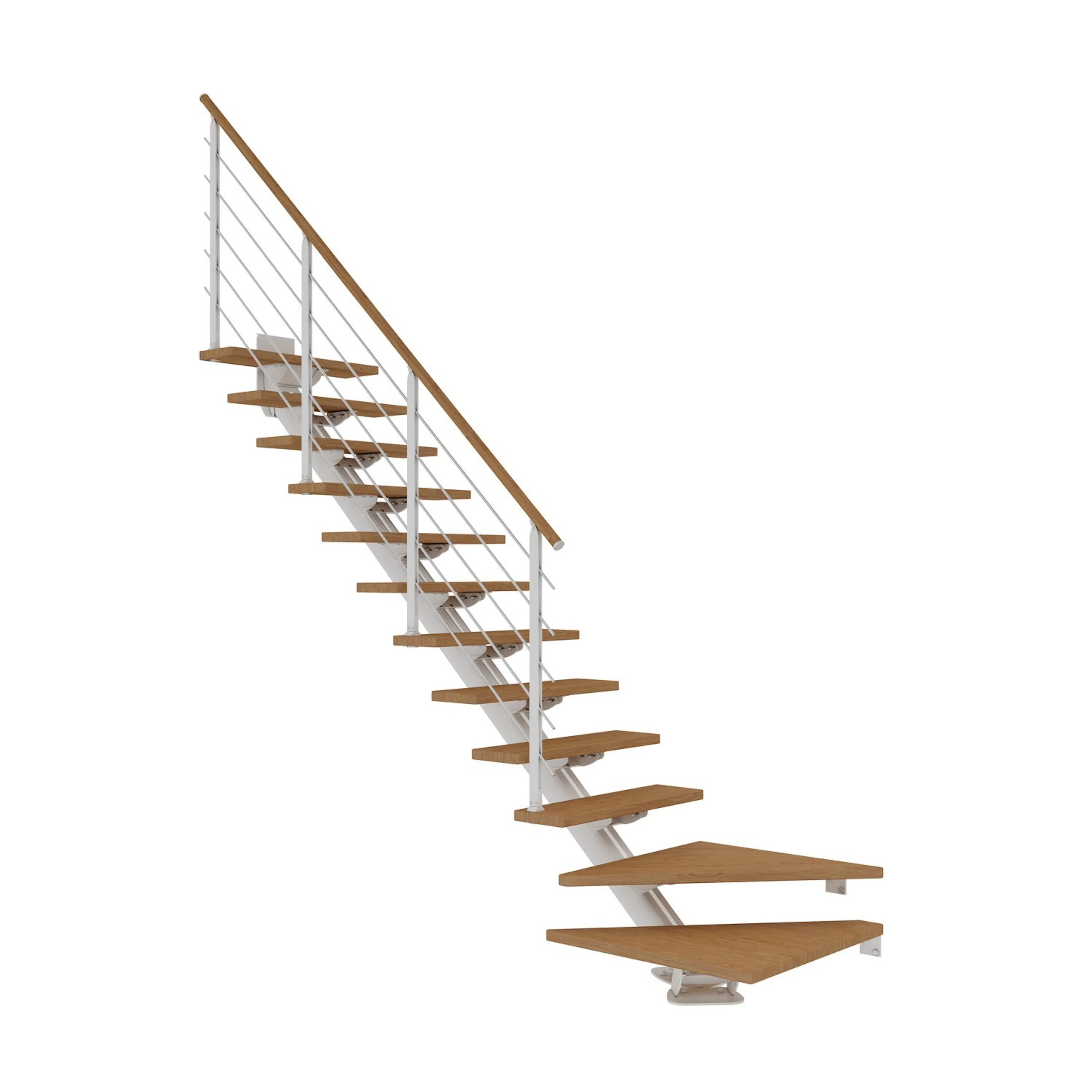 Plassbesparende Trapp Dolle Sydney Eik Oljet 1/4 Design