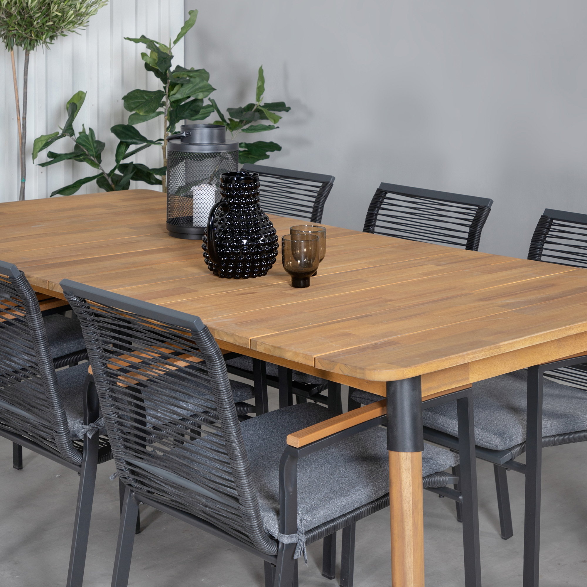 Spisegruppe Venture Home Julle med 6 Darri Spisestoler