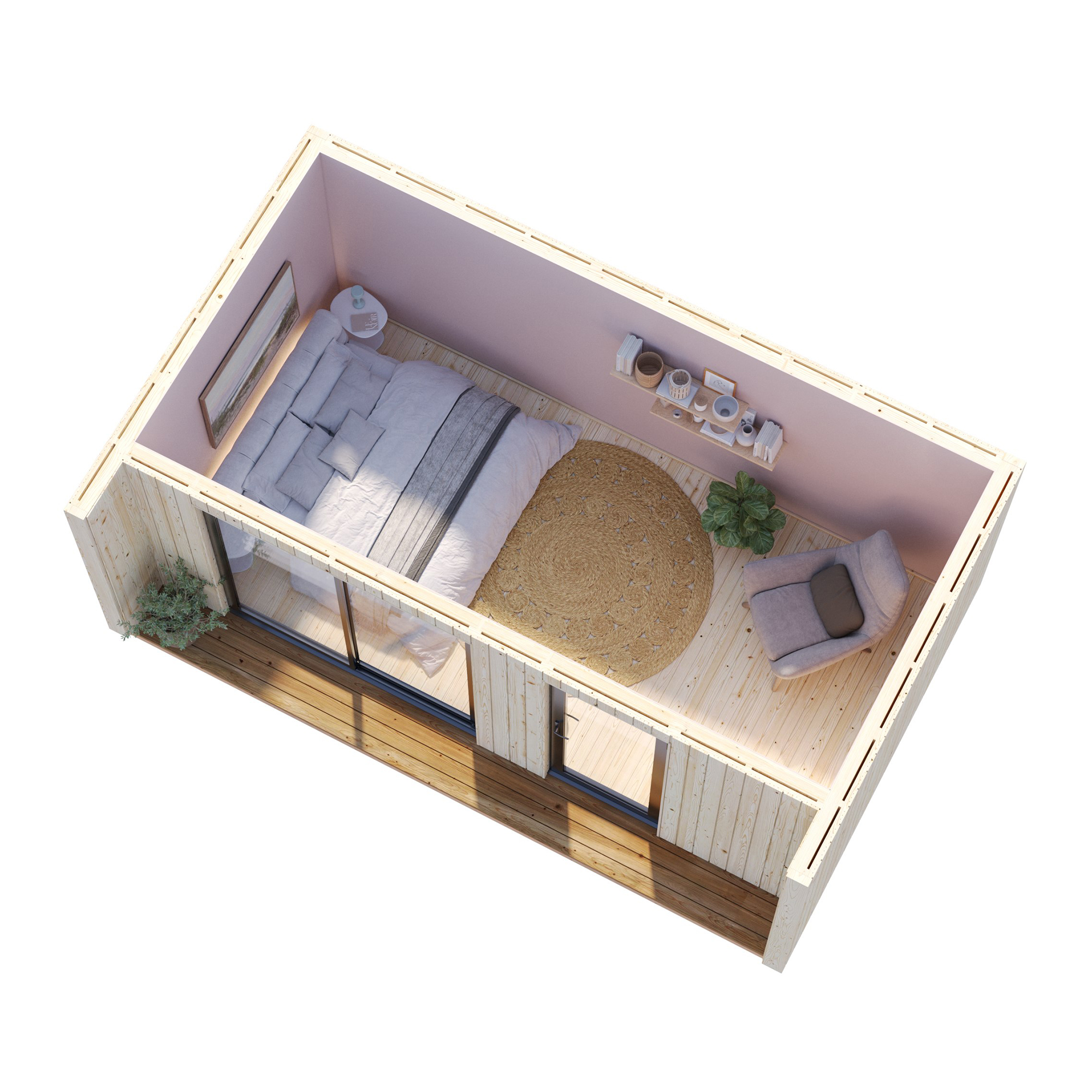 Gjestehytte Palmako Johanna 19 m² (inv. 13,6 m² )