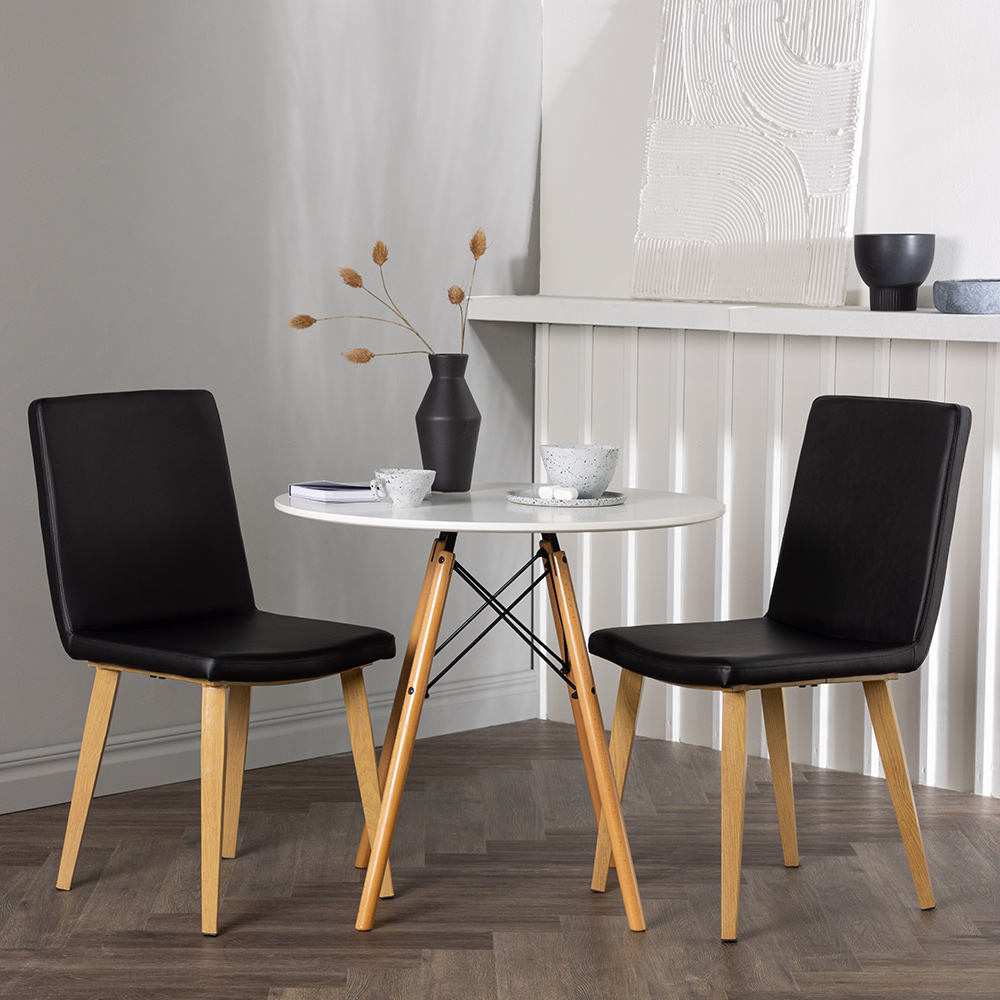 Spisegruppe Venture Home Danburi Ø60 cm med 2 stk Today Stoler