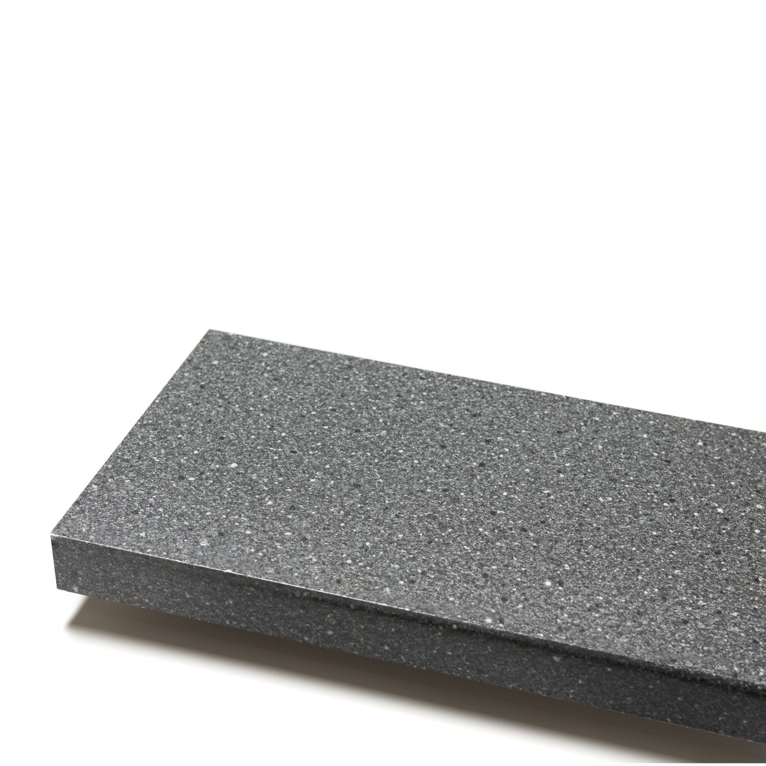 Benkeplate Fibo Laminat 125 Granite Black