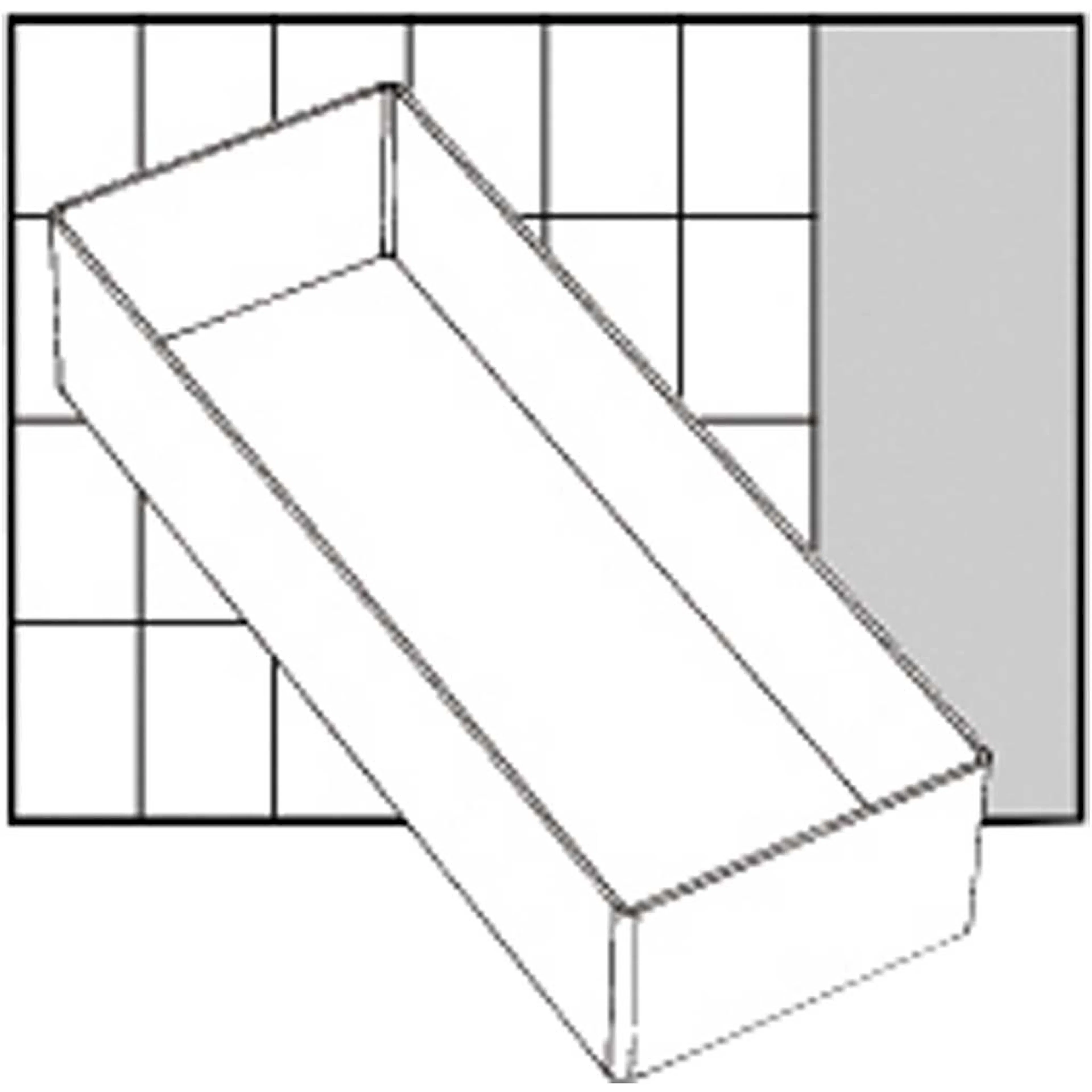 Basisinnsats Raaco Nr. A7-2 H47 mm Str 218x79 mm 1 Stk