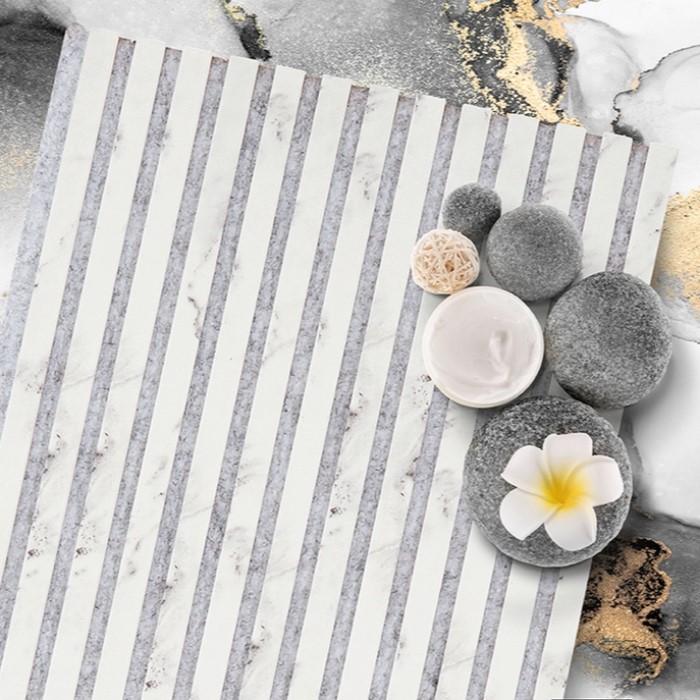 Fibrotech STONE 244 - Marble White Stone Hvit, Marble white Stone