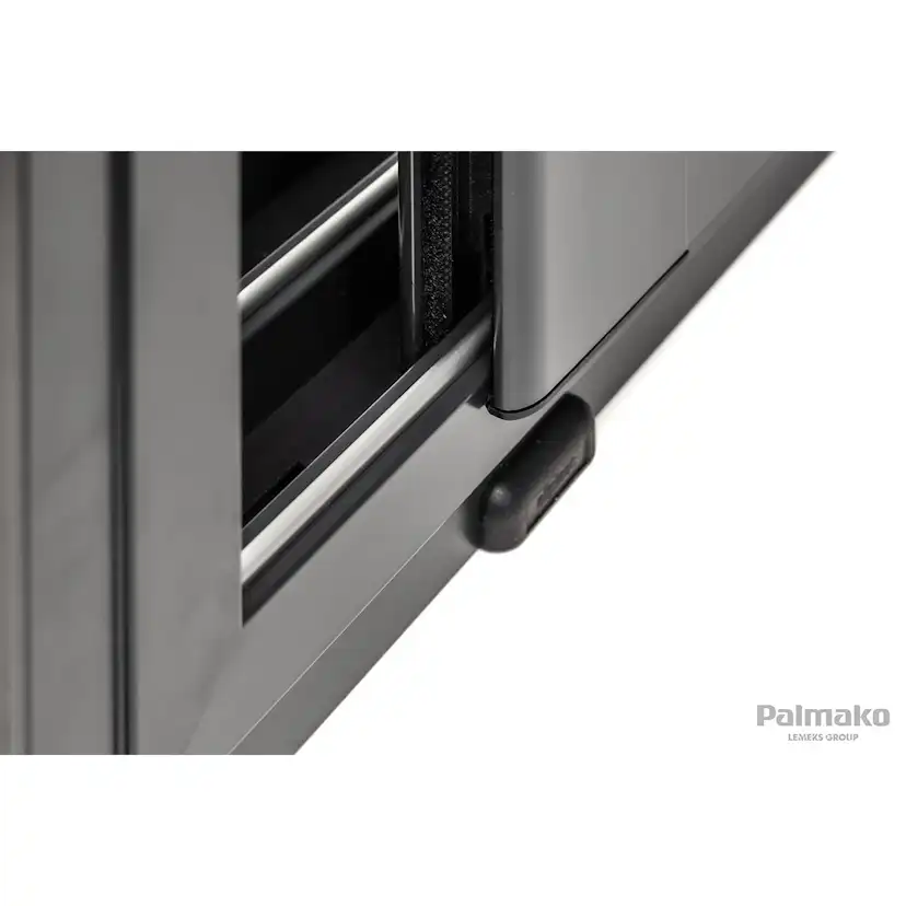 Ines 11,1 m2 Slide Plus WTDIP Impregnert Transparent med Slide Pro 2-lags glass