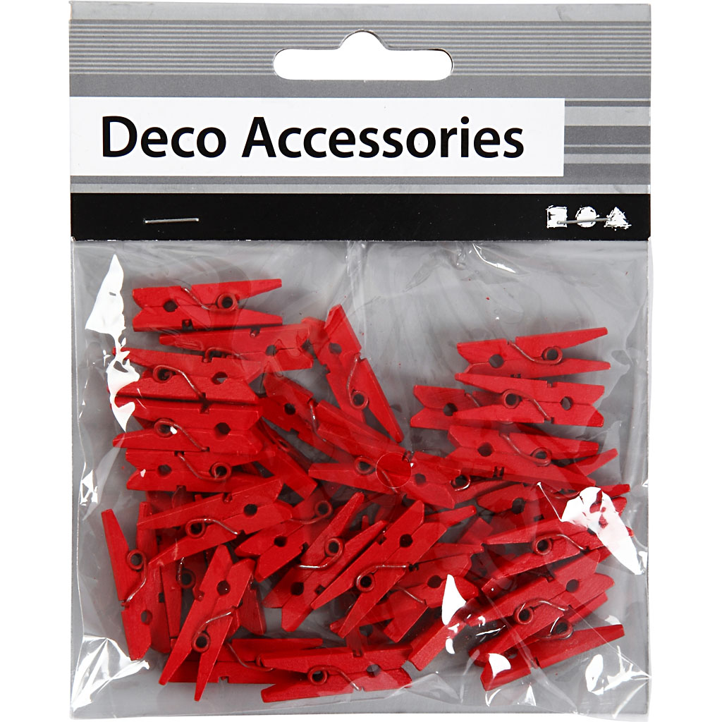 Klesklyper Mini Creativ Company 25x3 mm 36 stk/1 Pk