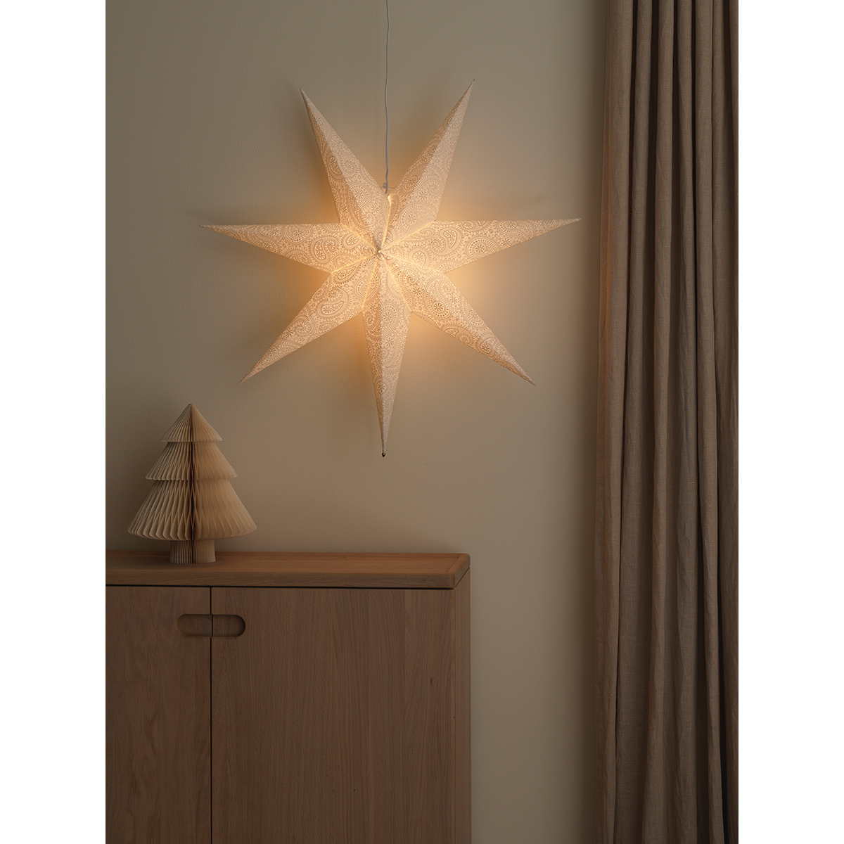 Adventsstjerne Gnosjö Konstsmide Mønstret 80 cm