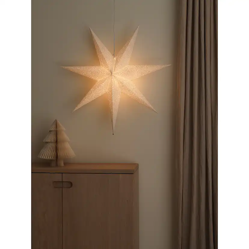 Adventsstjerne Gnosjö Konstsmide Mønstret 80 cm
