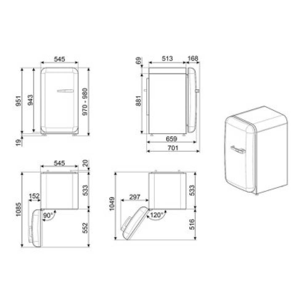Partycooler Smeg FAB10