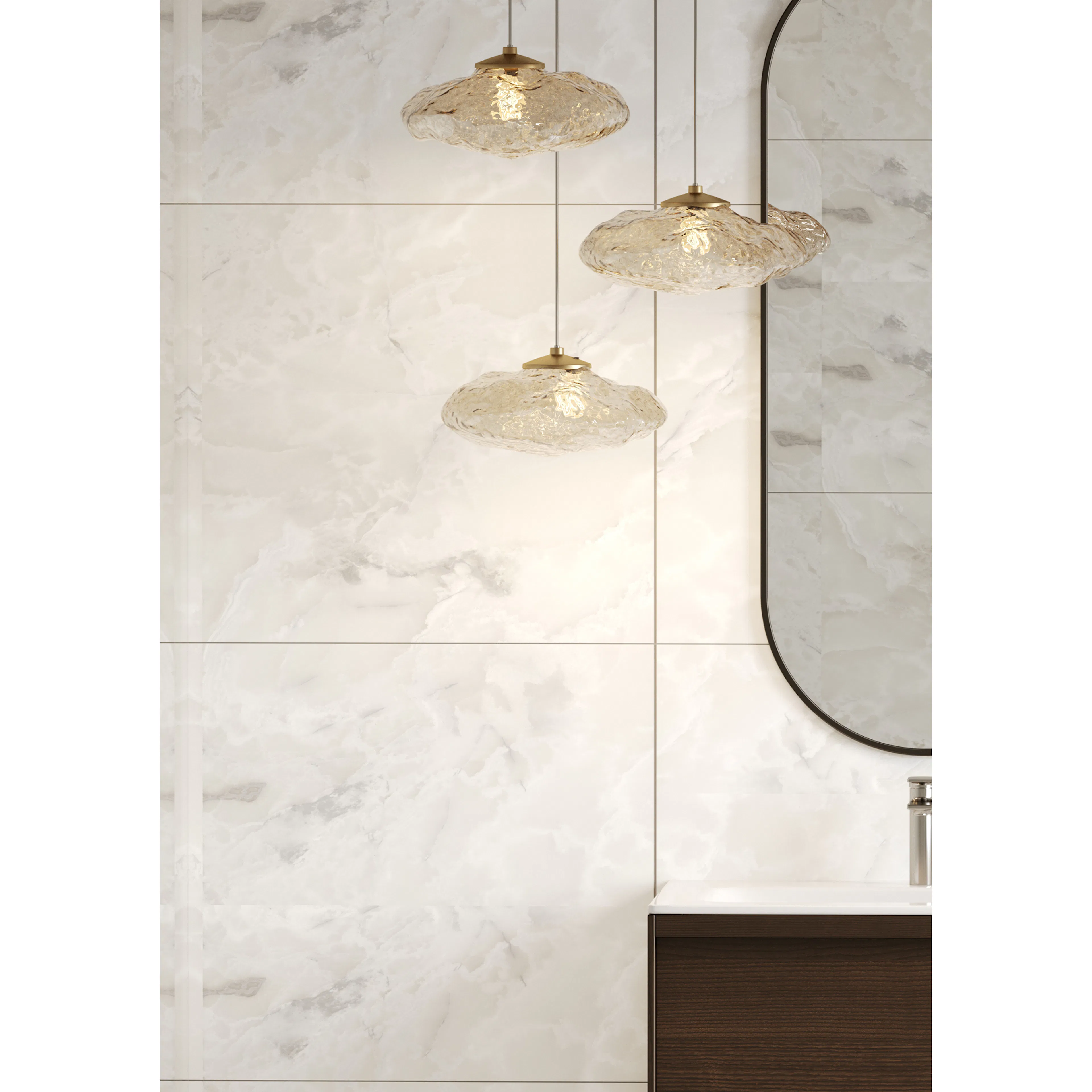 Baderomspanel Fibo 4023-M6060 Arctic Onyx