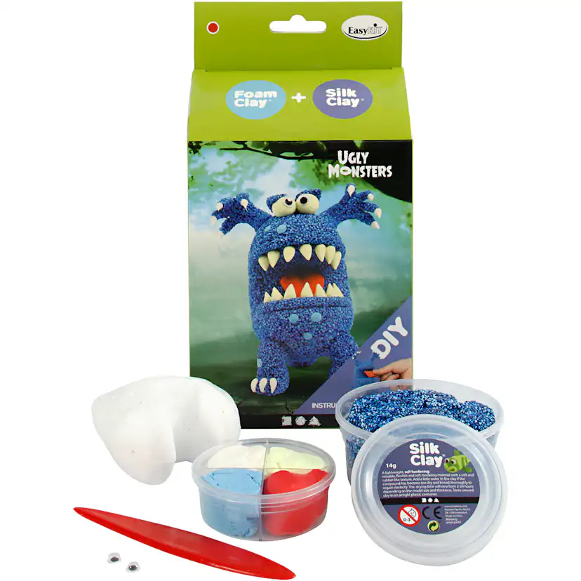 Startsett Creativ Company Funny Friends Monster Blå
