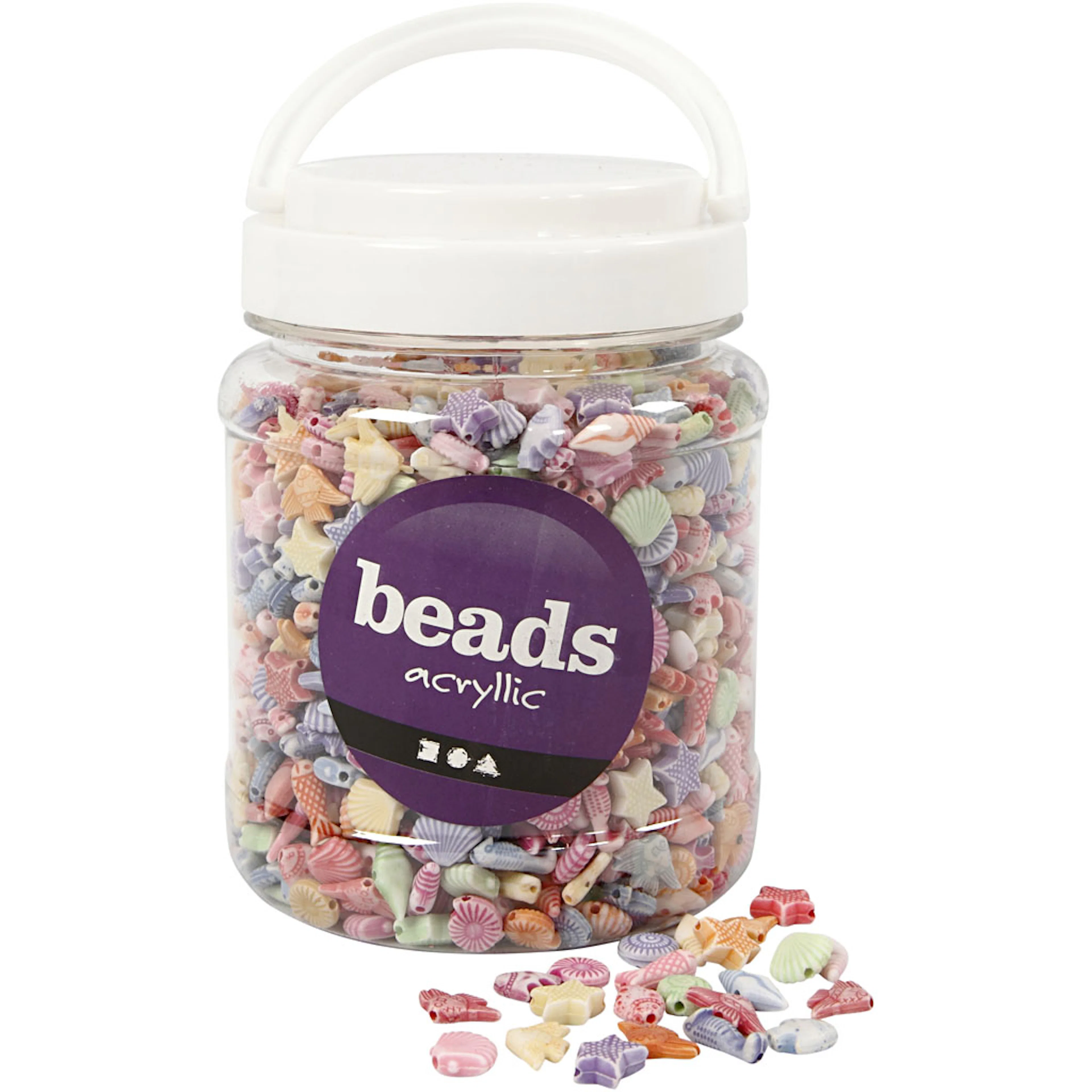 Perler Creativ Company Pastellmix Str 9-12 mm Hullstr 1,2 mm