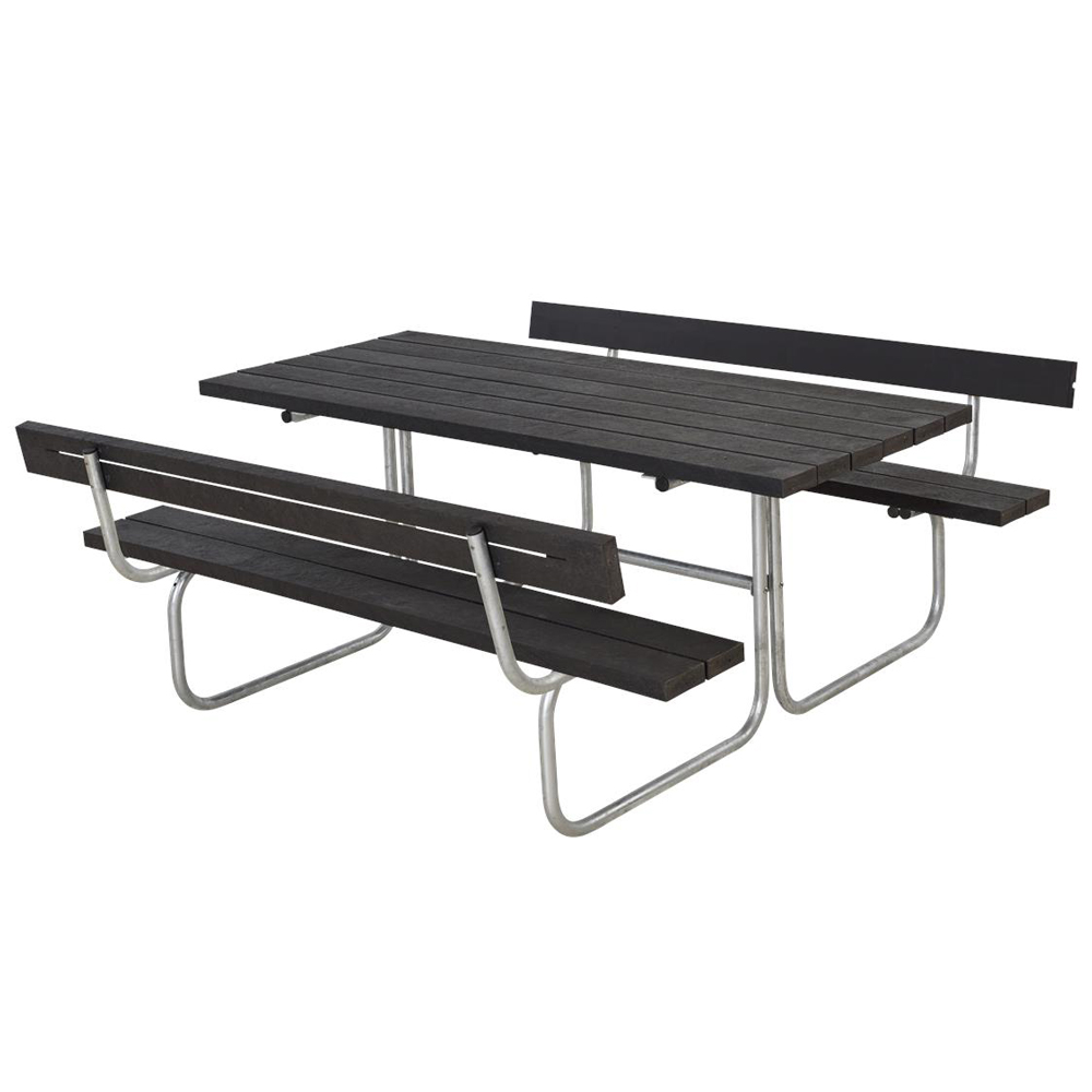 Benkbord PLUS Classic Svart Plast