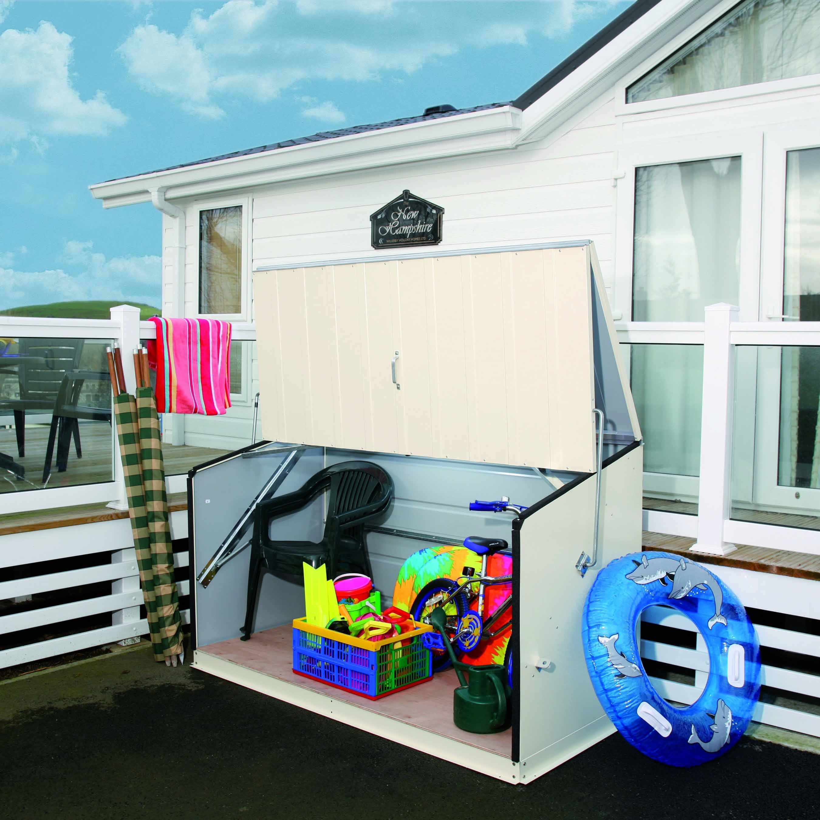 Oppbevaringsboks gop Storeguard Kremhvit 1960