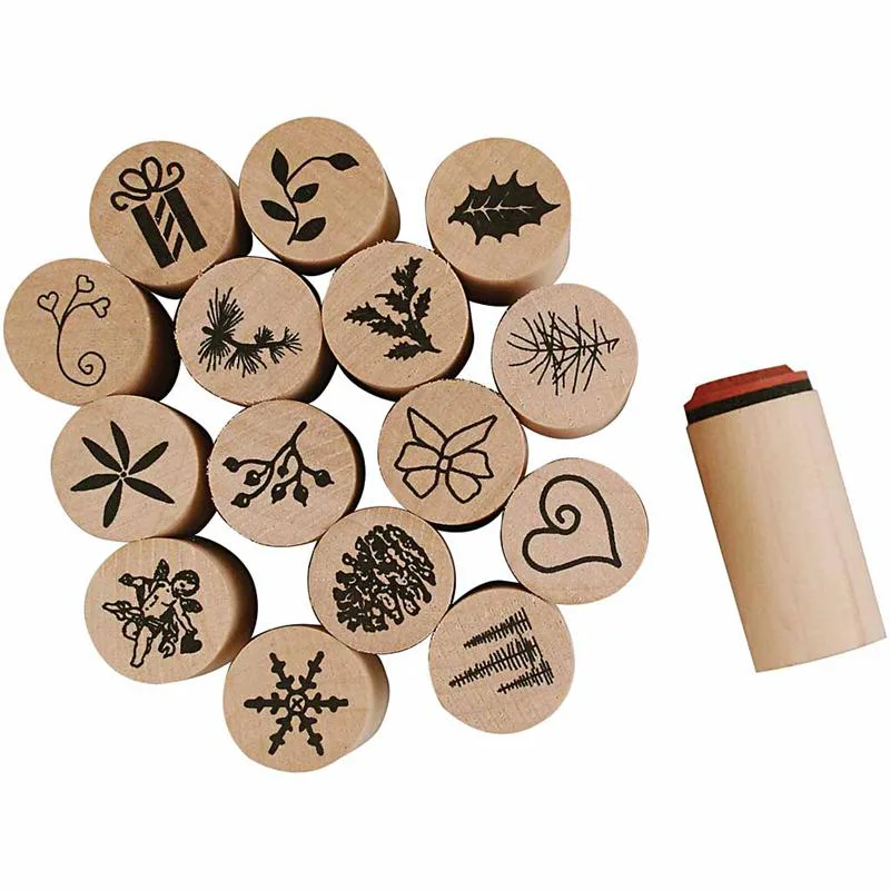 Stempelsett Creativ Company Deco Art Jul 15-Pk