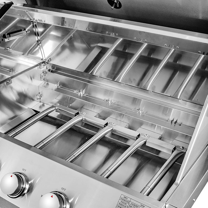 Gassgrill Myoutdoorkitchen med 6 Brennere og Sidebrenner