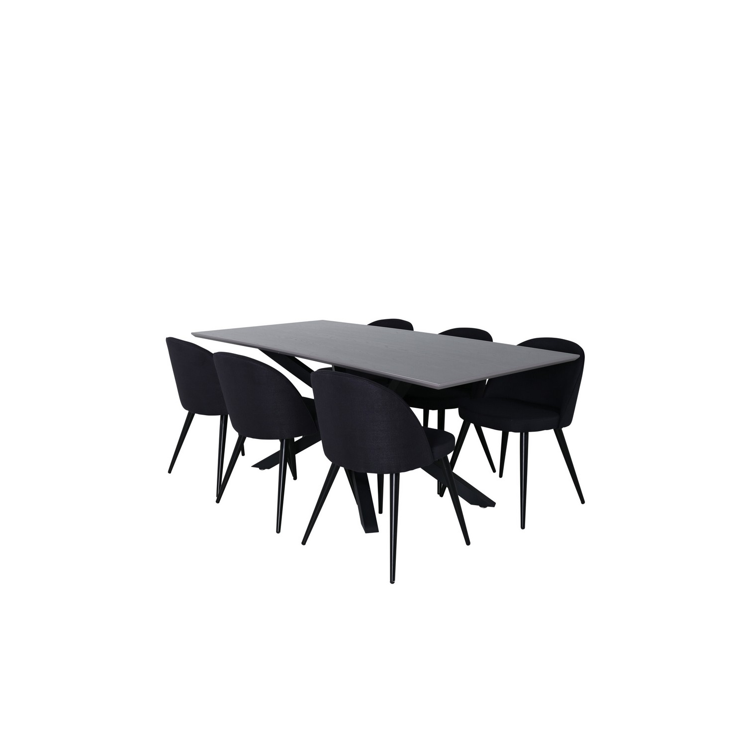 Spisegruppe Venture Home Piata med 6 Valentina Stoler GR22263