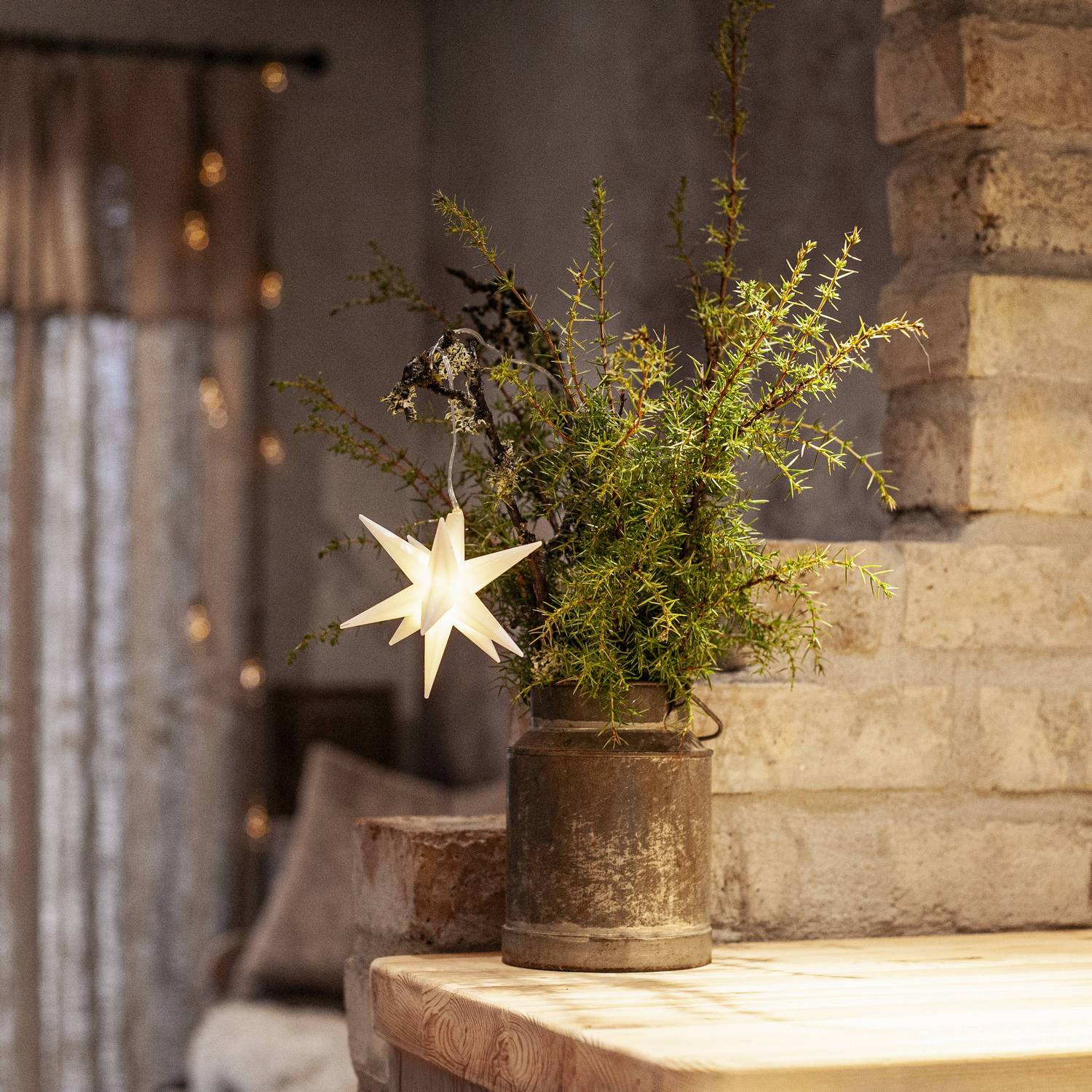 Mini Adventstjerne Star Trading Alice Moravian Star Batteridrevet