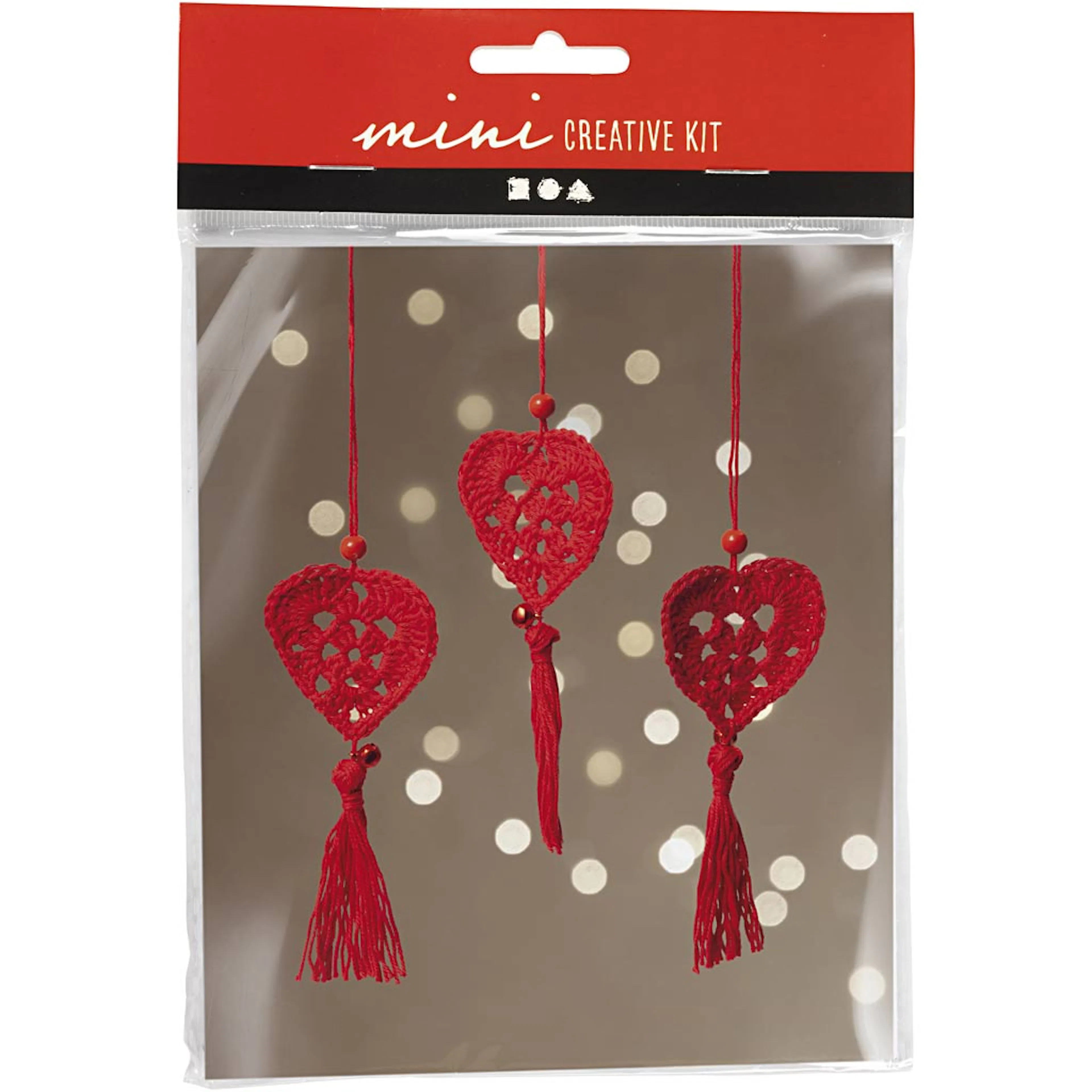 Hekling Creativ Company Mini DIY Kit Hjerter