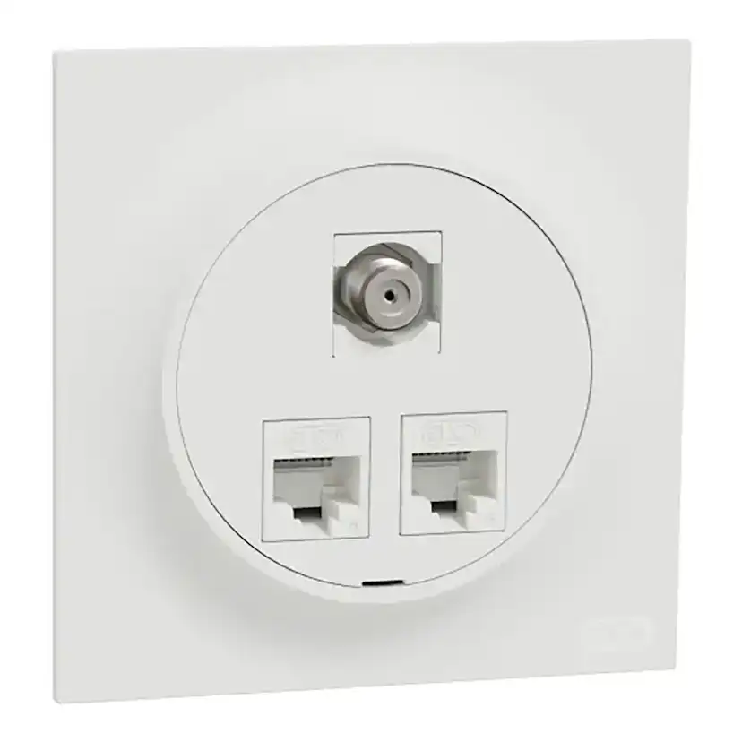 Vegguttak Elko One Modularuttak Innfelt RJ45 Cat.6 UTP