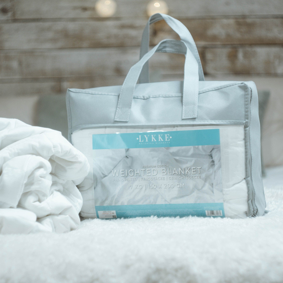 Vektteppe Lykke Bomull 150x200 cm