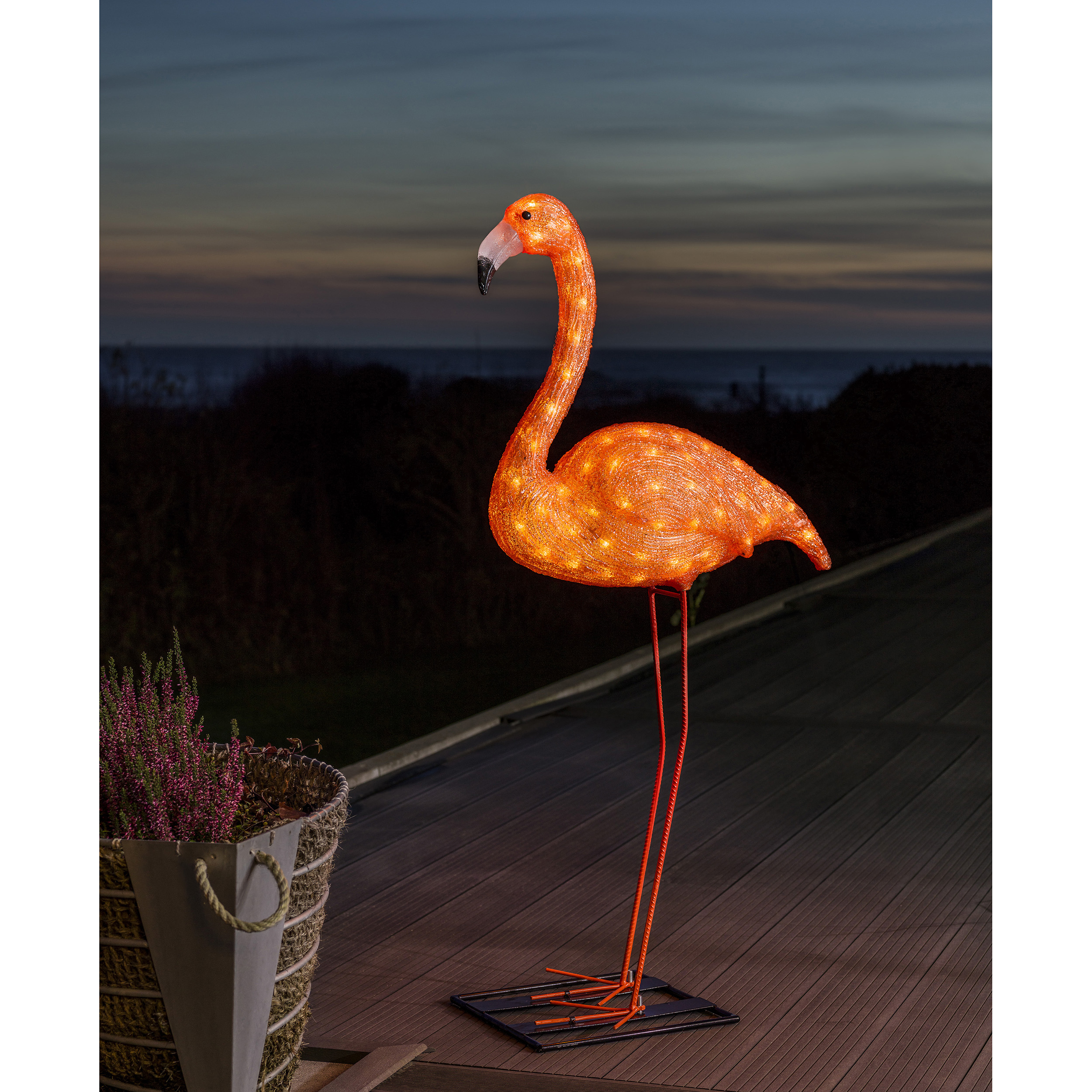 Dekorasjonsbelysning Gnosjö Konstsmide Flamingo LED