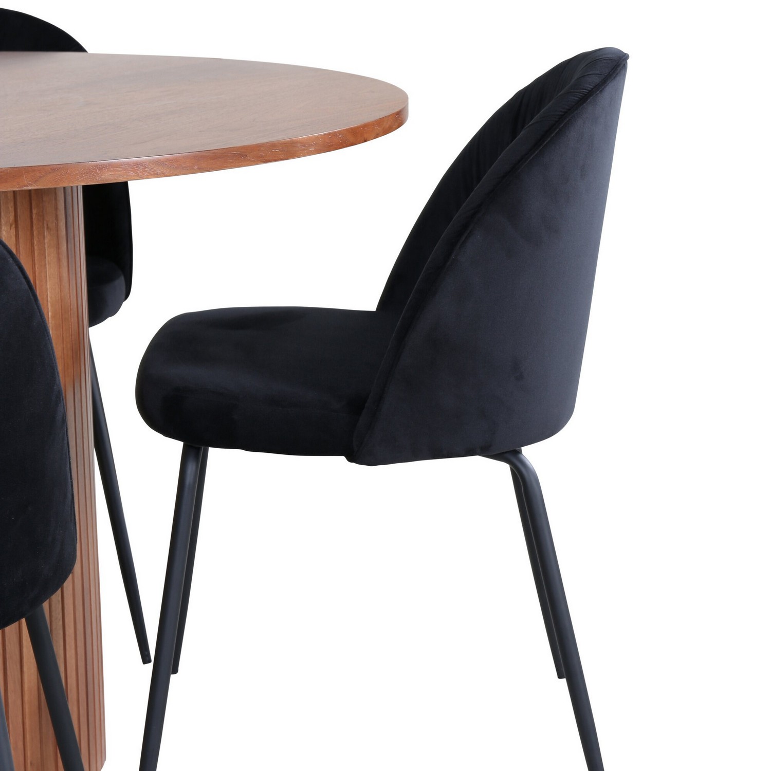 Spisegruppe Venture Home med Bianca Spisebord og 4 Wrigley Spisestoler
