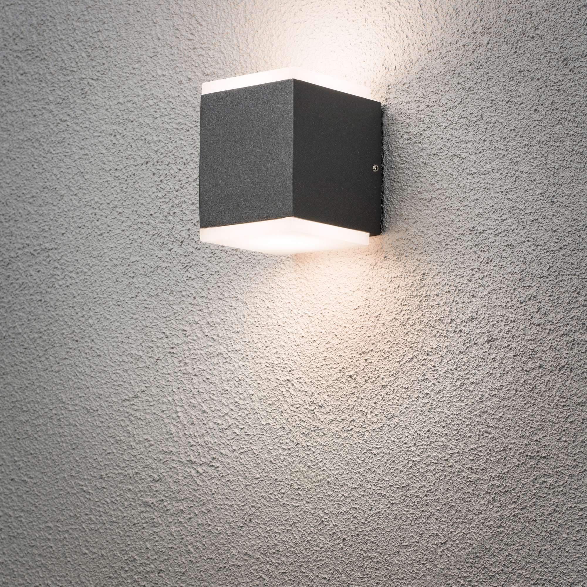Vegglampe Gnosjö Konstsmide Monza Kub High Power LED