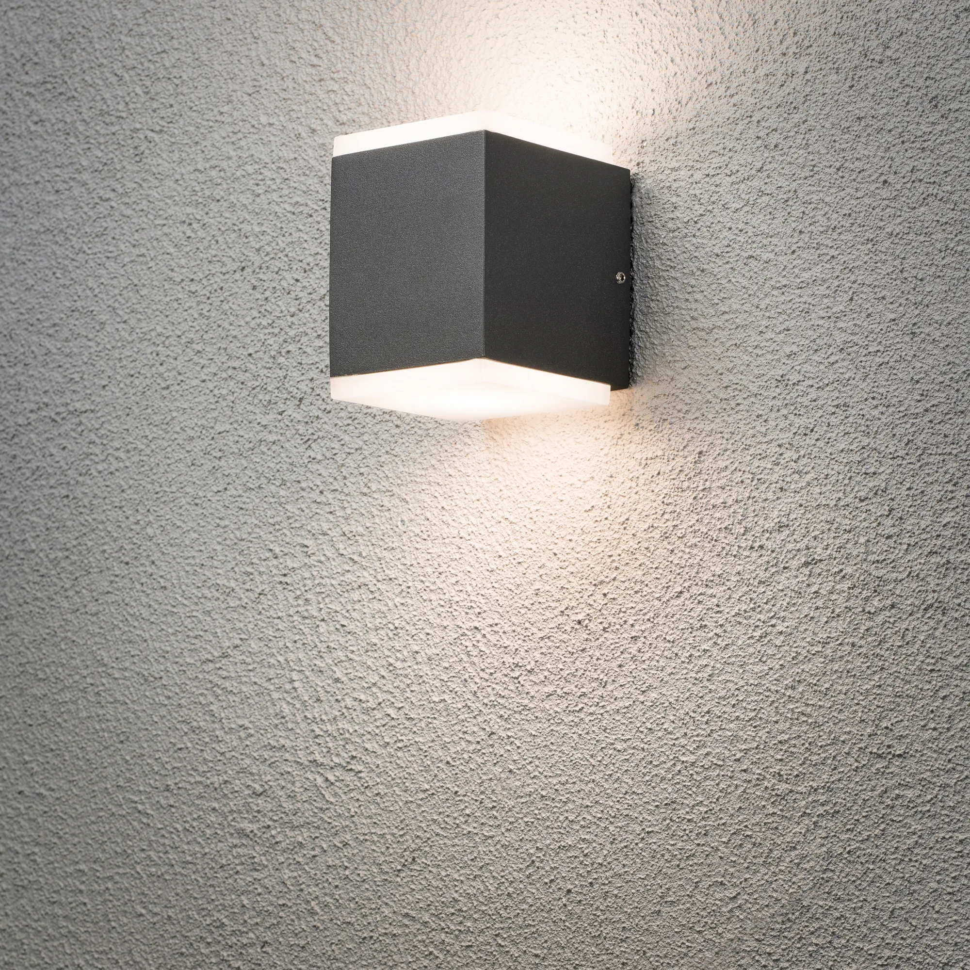 Vegglampe Gnosjö Konstsmide Monza Kub High Power LED