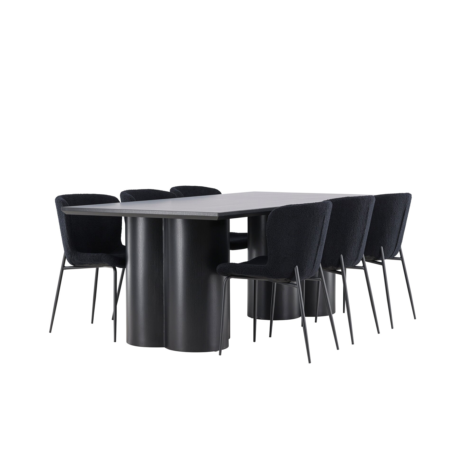 Spisegruppe Venture Home Olivia 210 med 6 stk Modesto Stoler