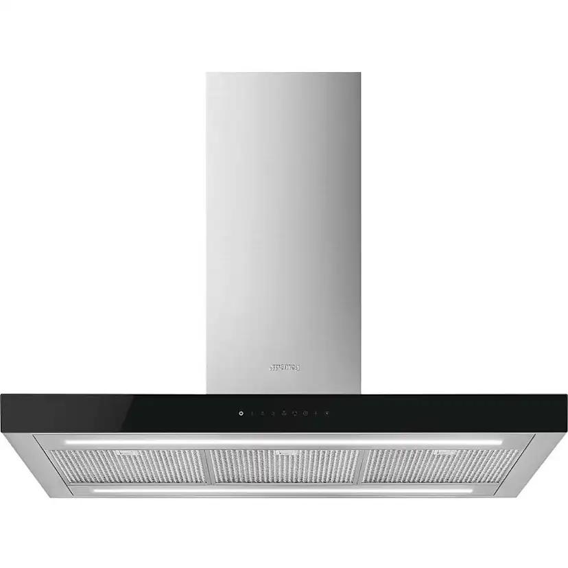Fritthengende Kjøkkenvifte Smeg KBTI9L4VN Rustfri med LED-Belysning