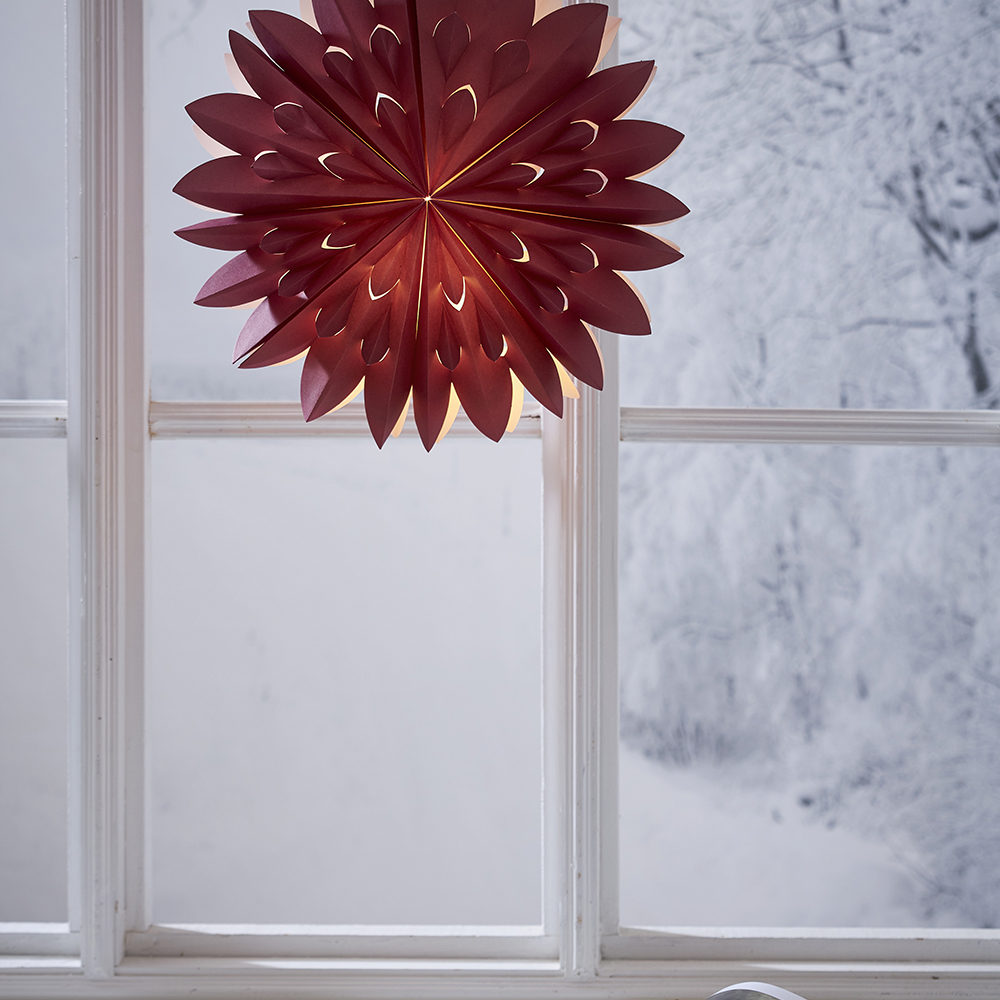 Adventsstjerne Star Trading Clipp Rød