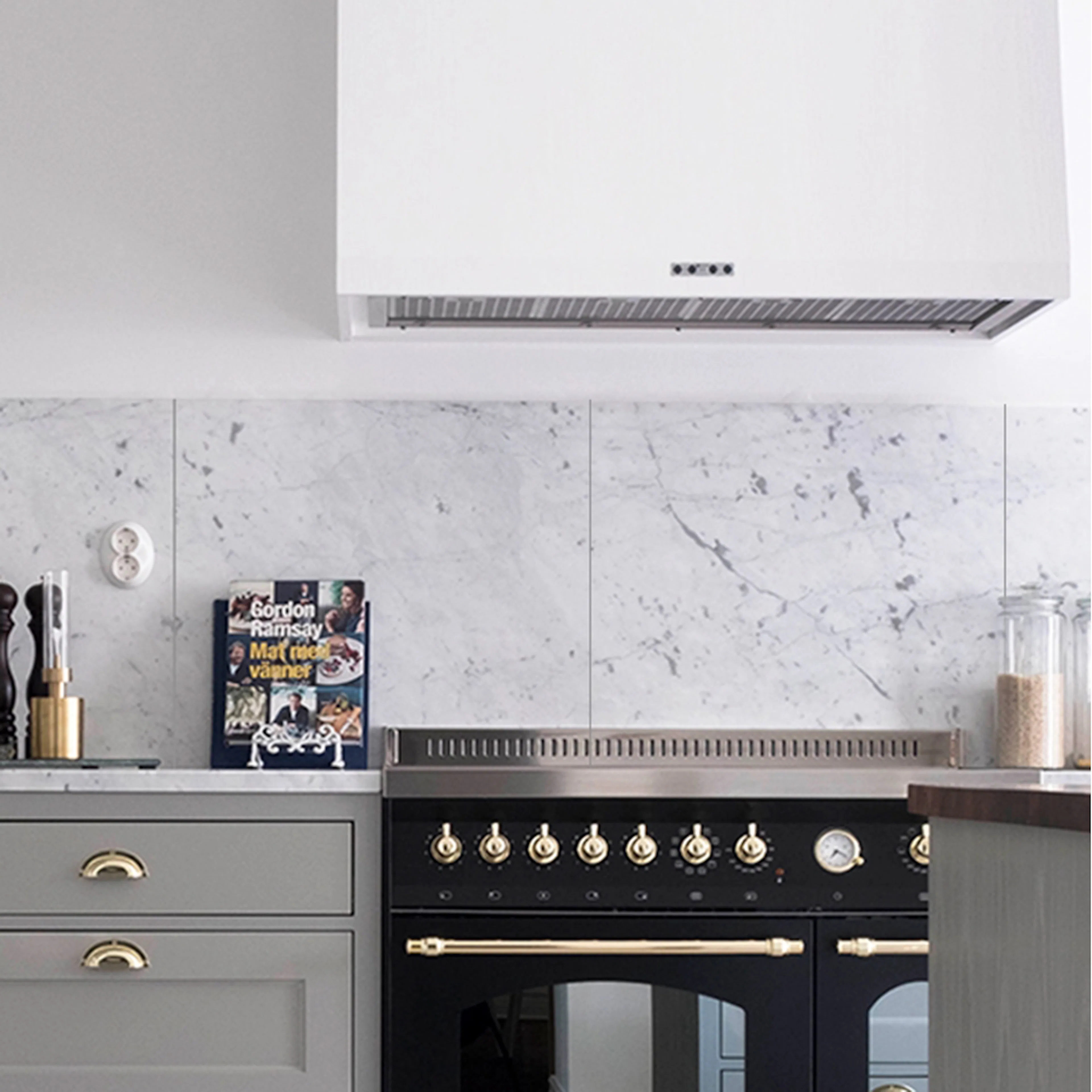 Marmor Arredo Bianco Carrara C Honed Hvit 31x31 cm