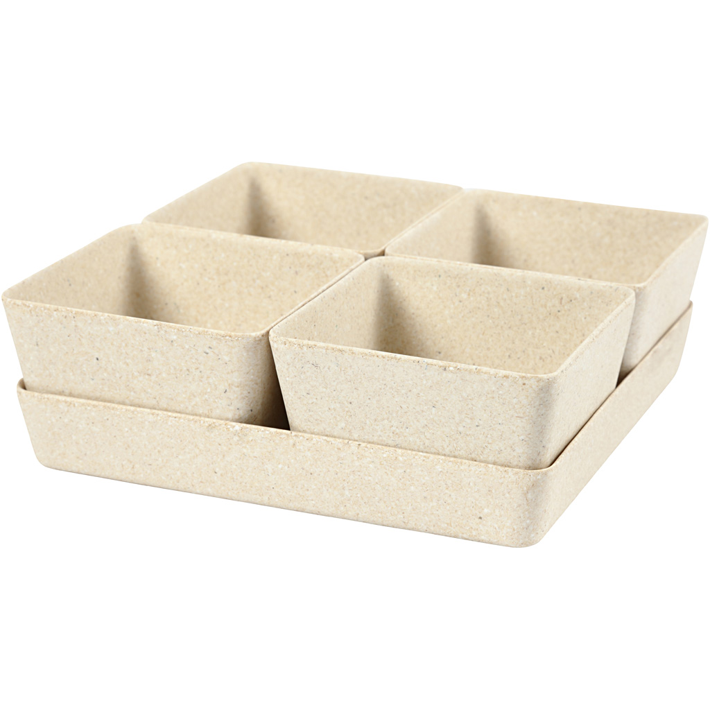 Urtepotter Creativ Company H8 cm D19,5 cm 1 sett