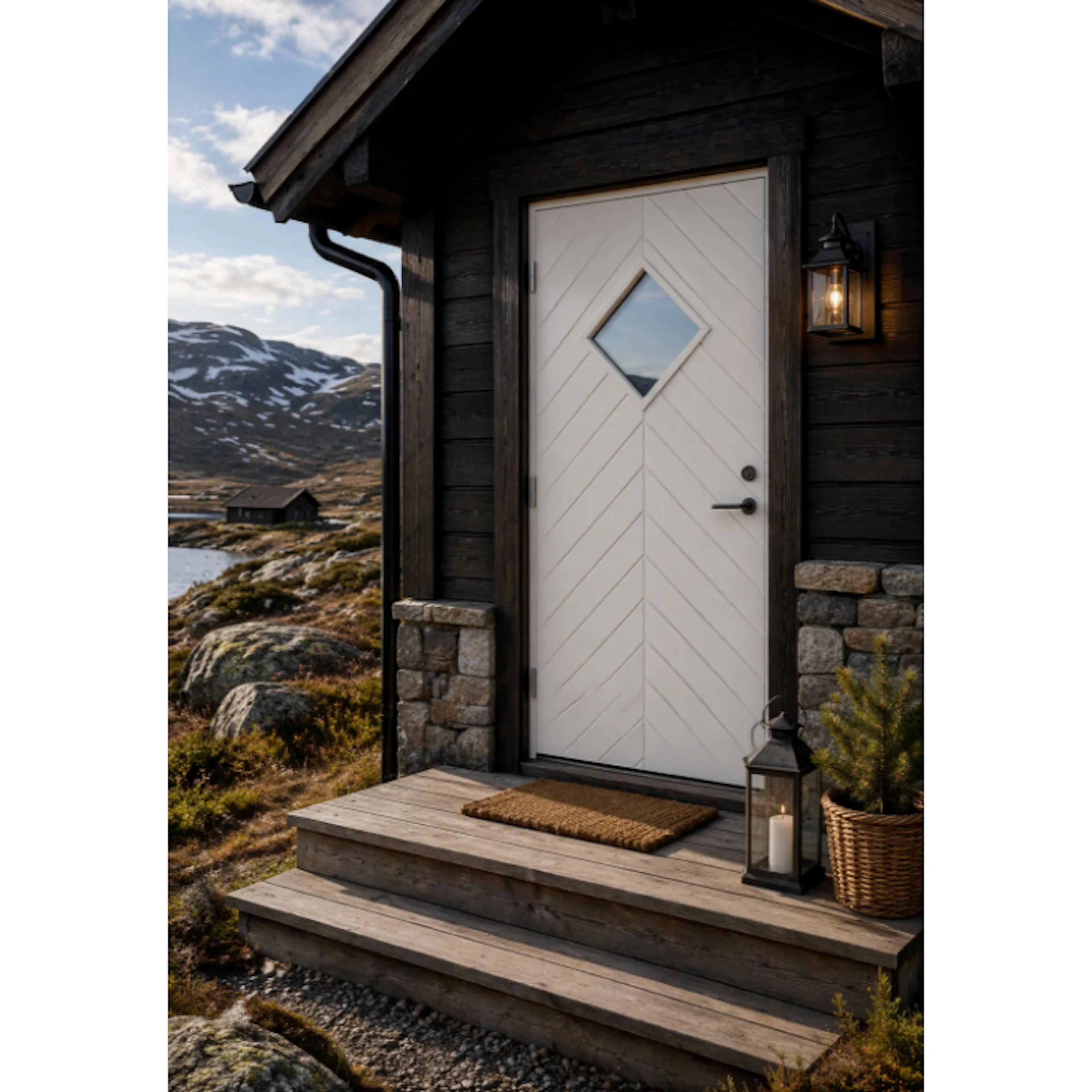 Ytterdør Fjorddøren Geilo Klarglass