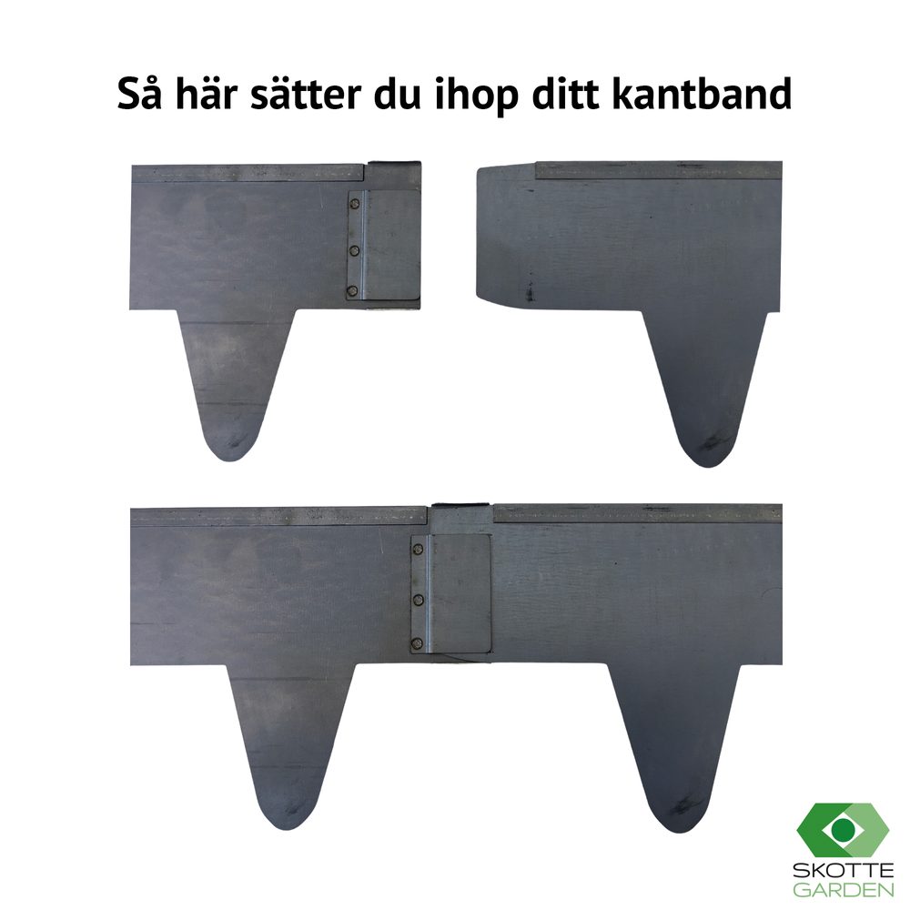 Rabattkant Skotte Garden 200 cm 4-pk