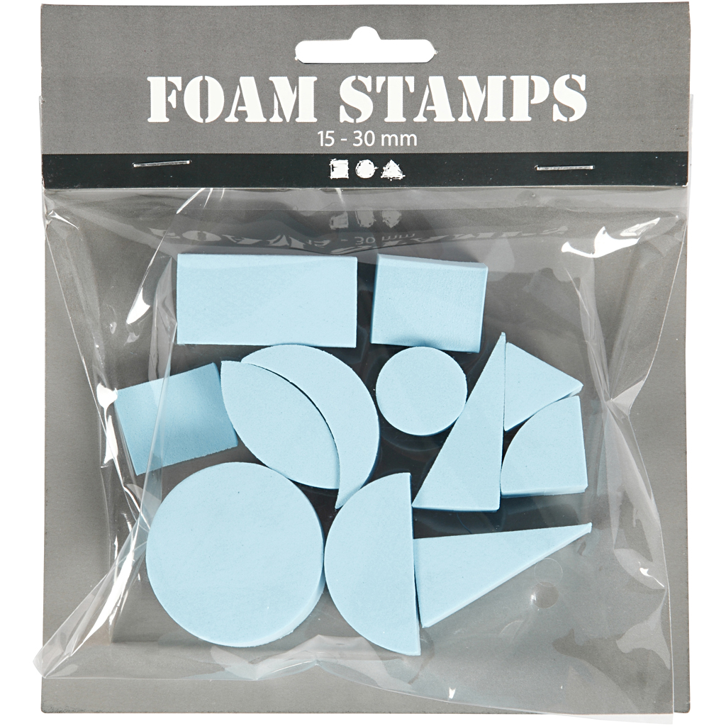 Mosgummistempler Creativ Company 15-30 mm 12-Pk