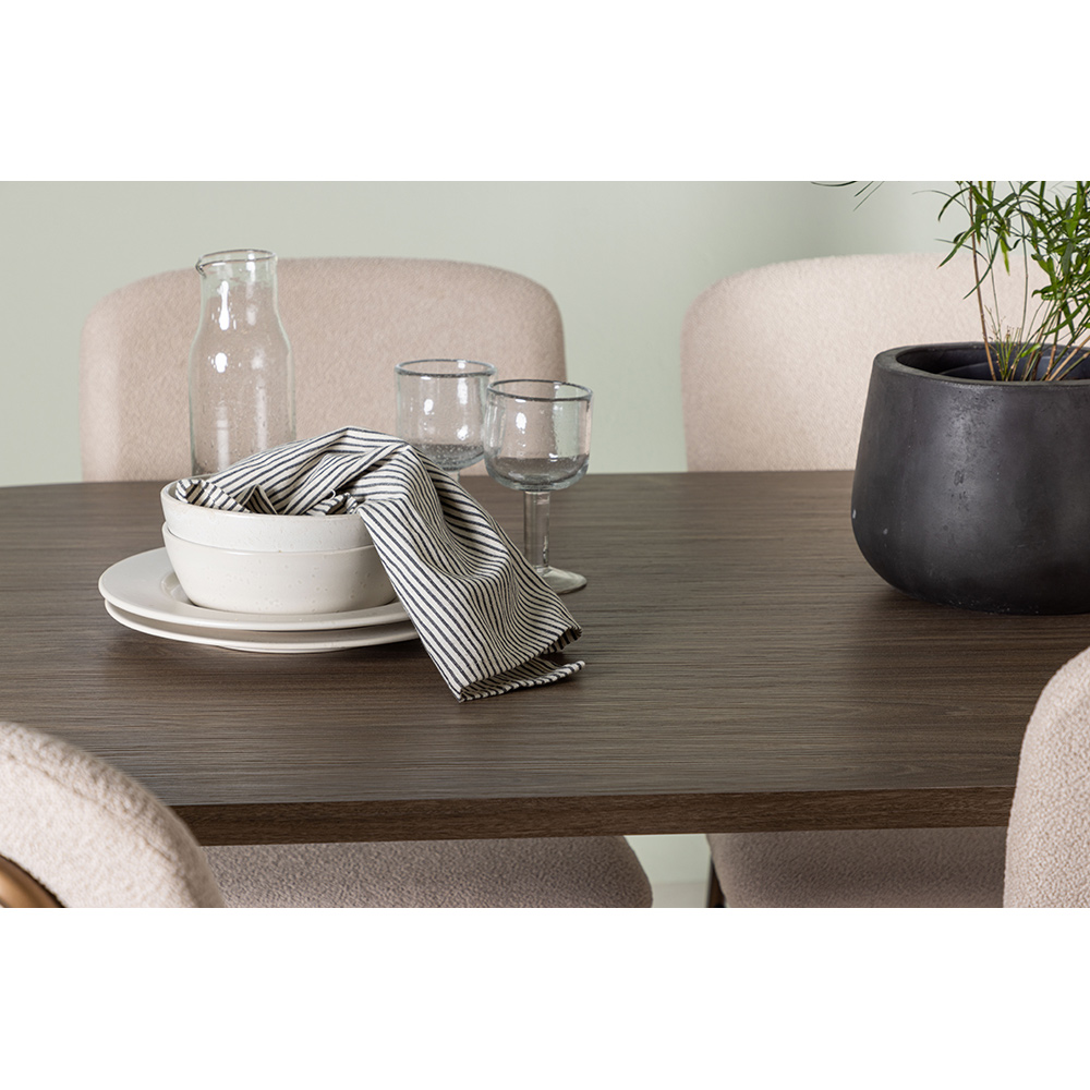 Spisegruppe Venture Home Andy med 4 Seda Stoler
