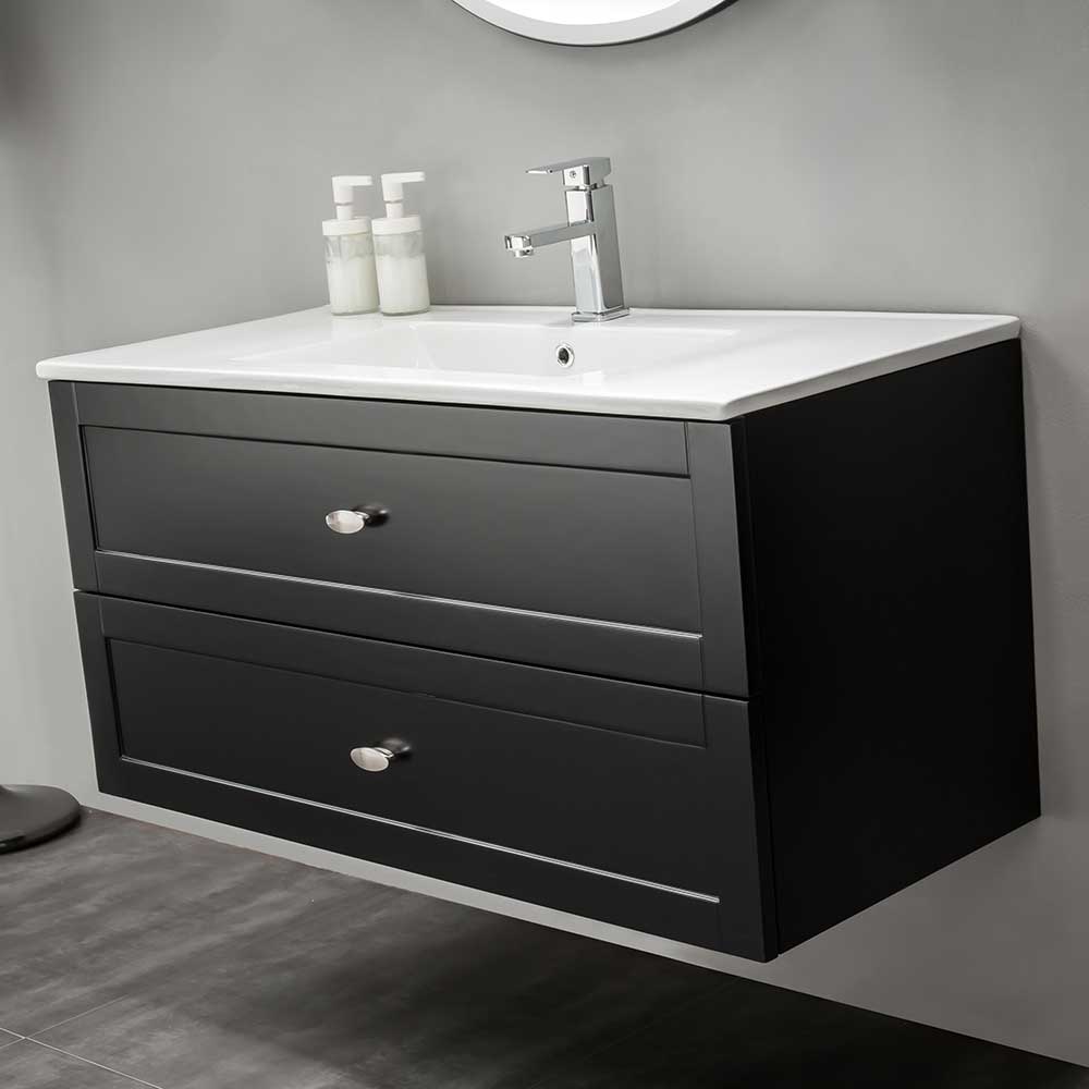 Tvättställsskåp Bathlife Salig Svart