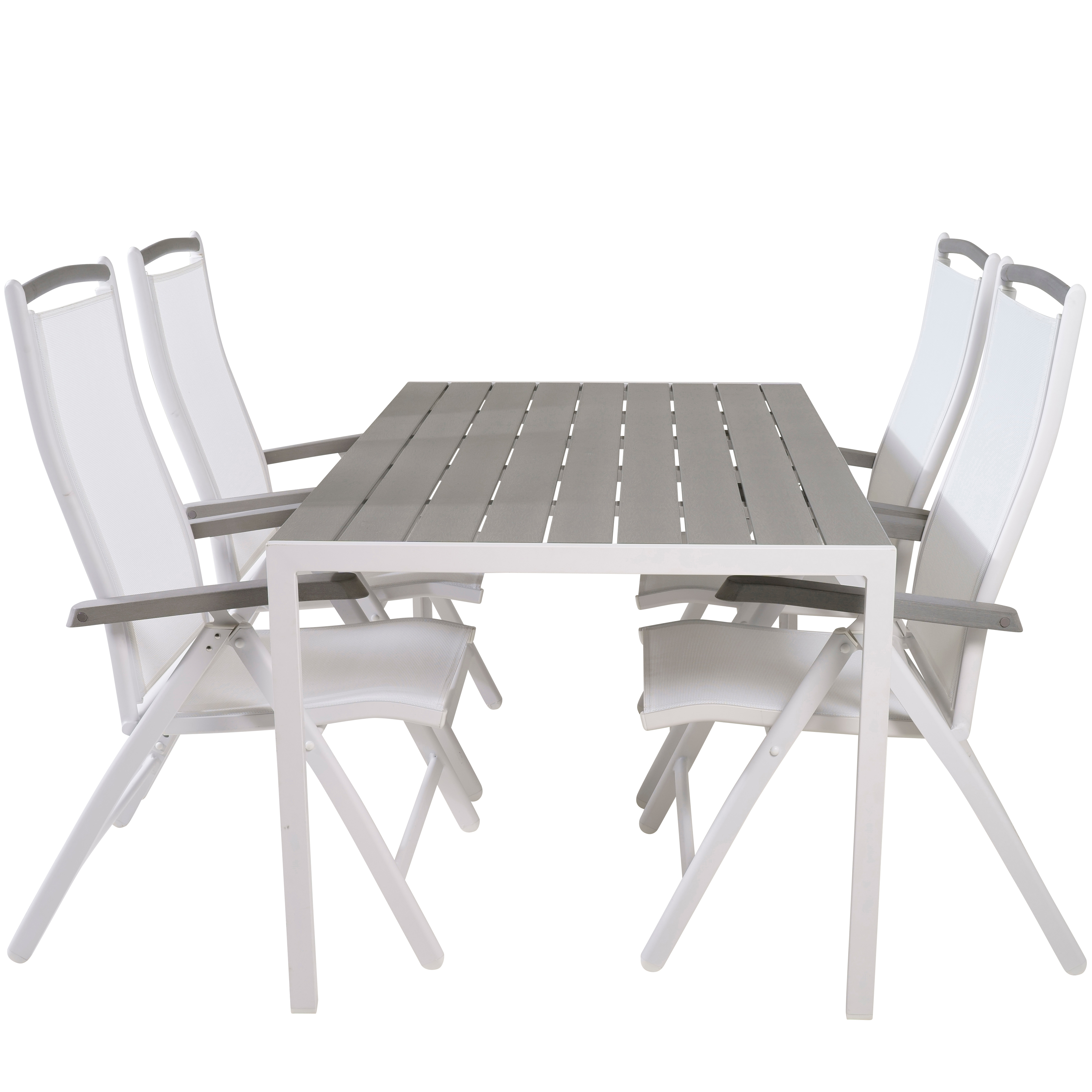 Spisegruppe Venture Home Bront 150 med 4 Aleyna Stoler