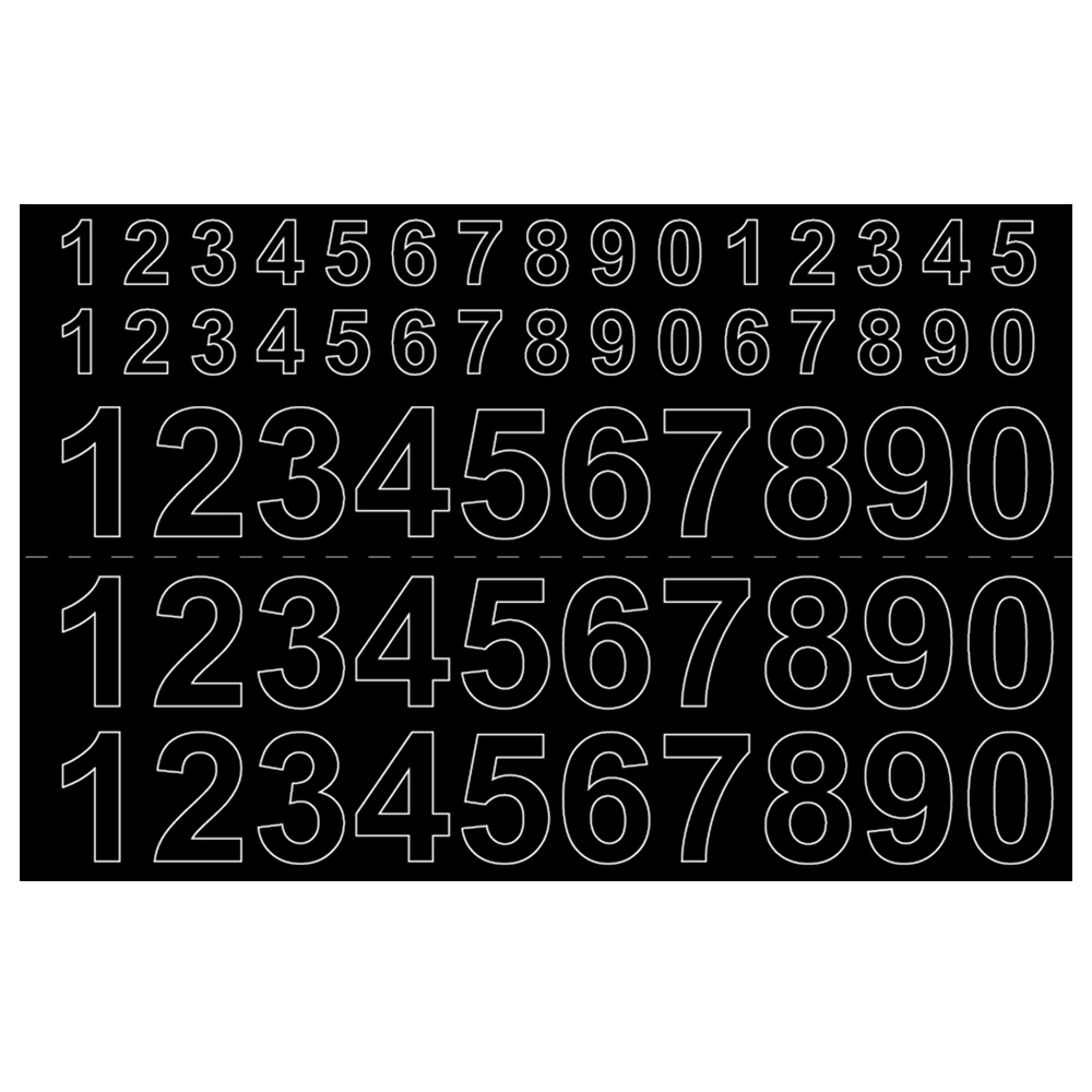 Tall selvklebende Habo 13+26 mm