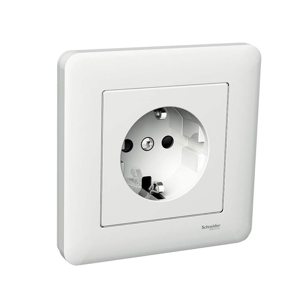 Stikkontakt Schneider Electric Exxact Komplett