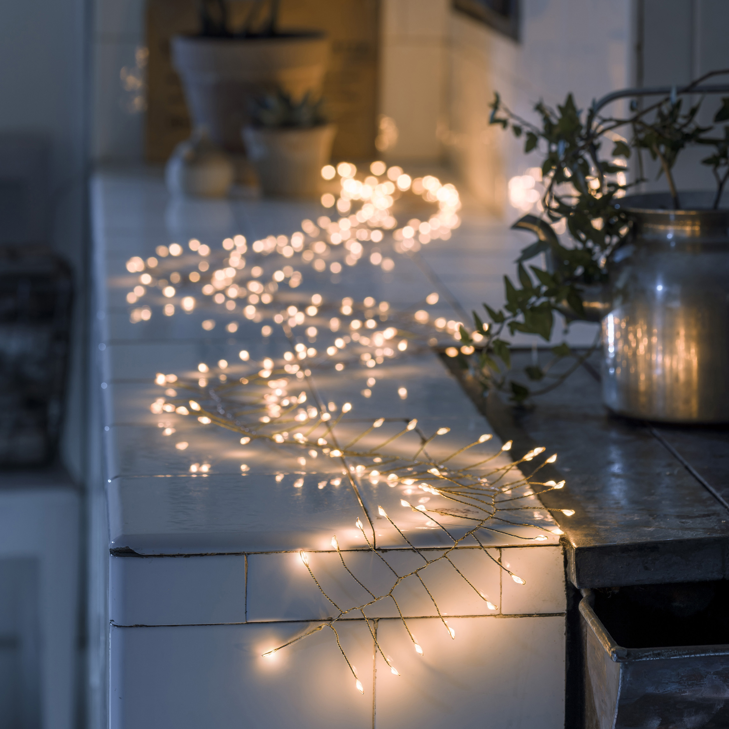 Lyslenke Gnosjö Konstsmide Microcluster Amber LED 200L