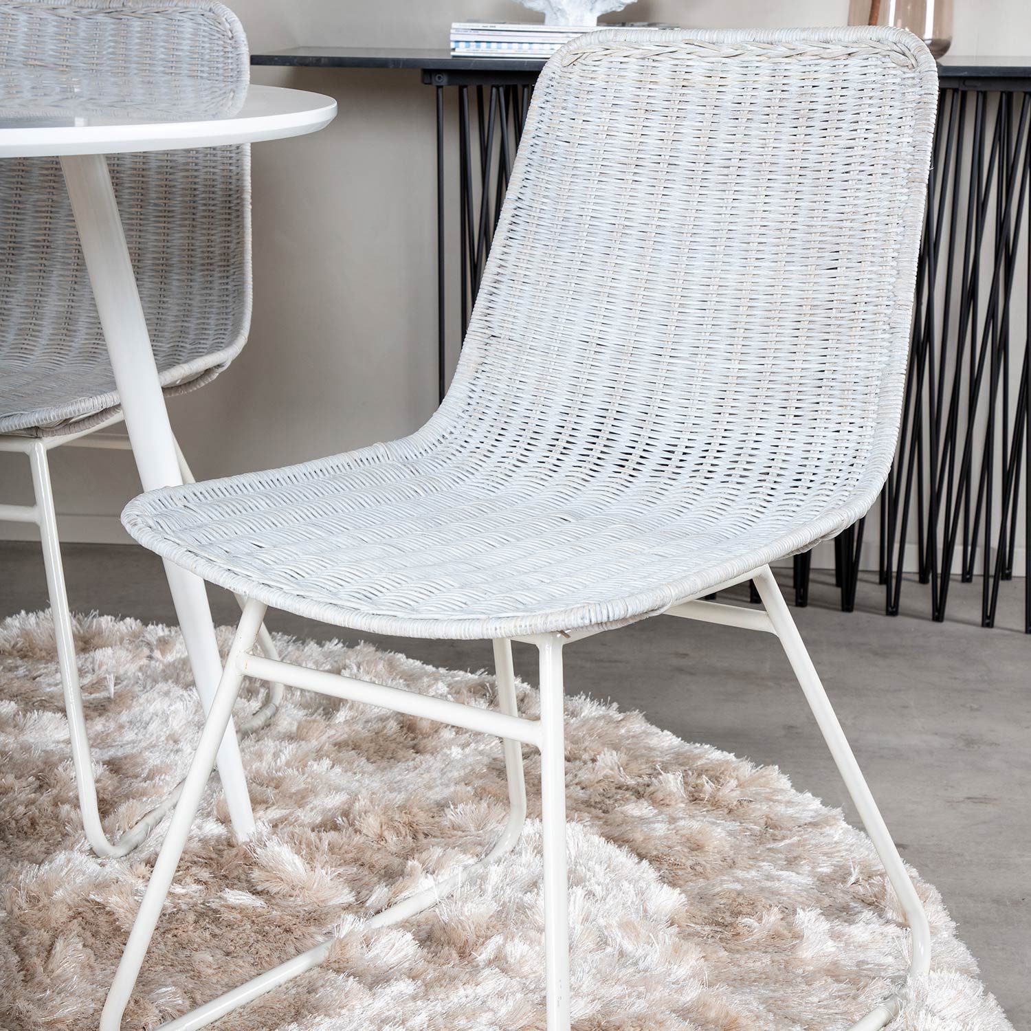 Spisegruppe Venture Home Plake med 4 Cornelia Stoler Rundt
