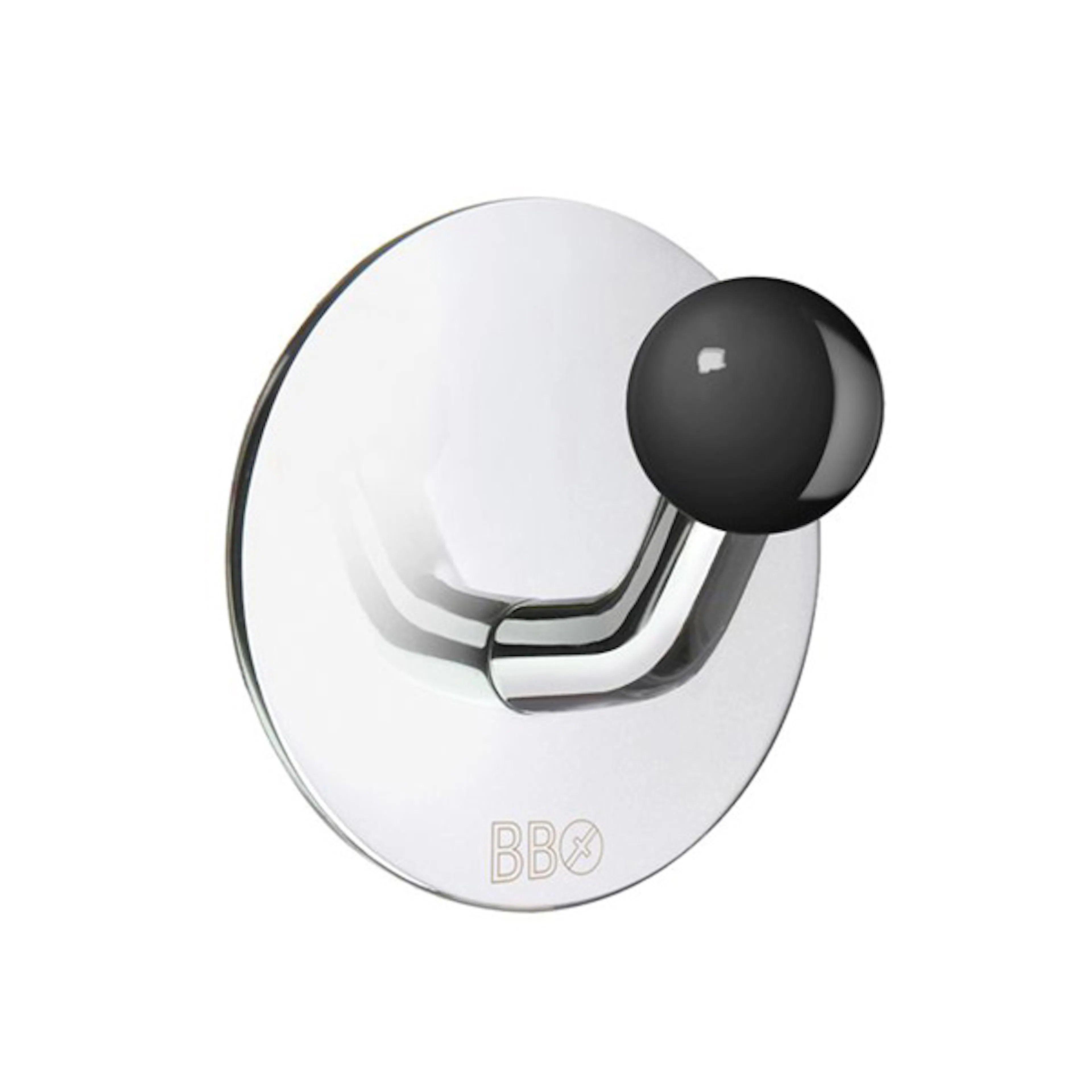 Enkelkrok Beslagsboden BK1084 Rustfri/Svart